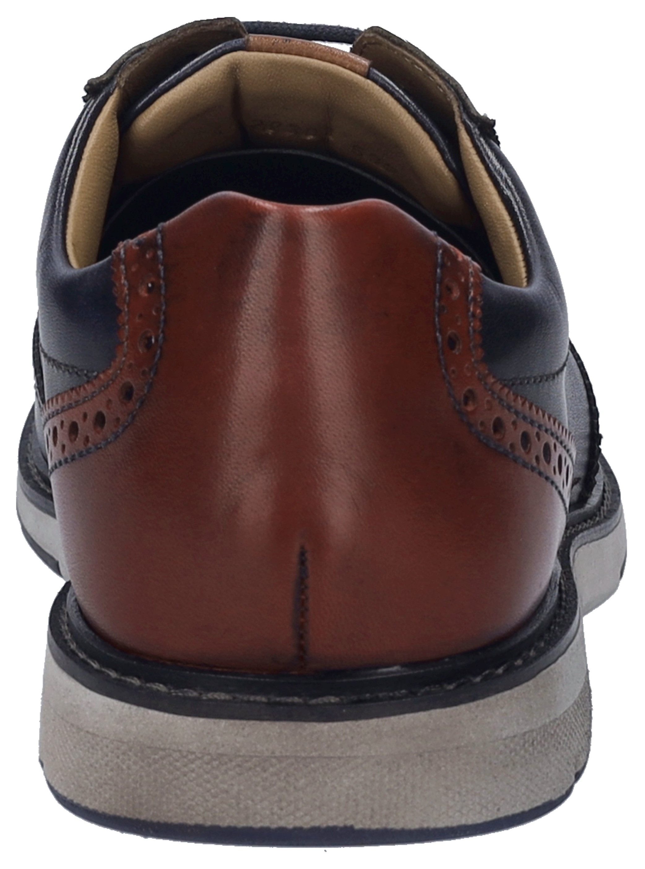 Josef Seibel Schoenen met perforatie Stuart 07 , brogue, businessschoen, anzugschuh met vleugelkappen