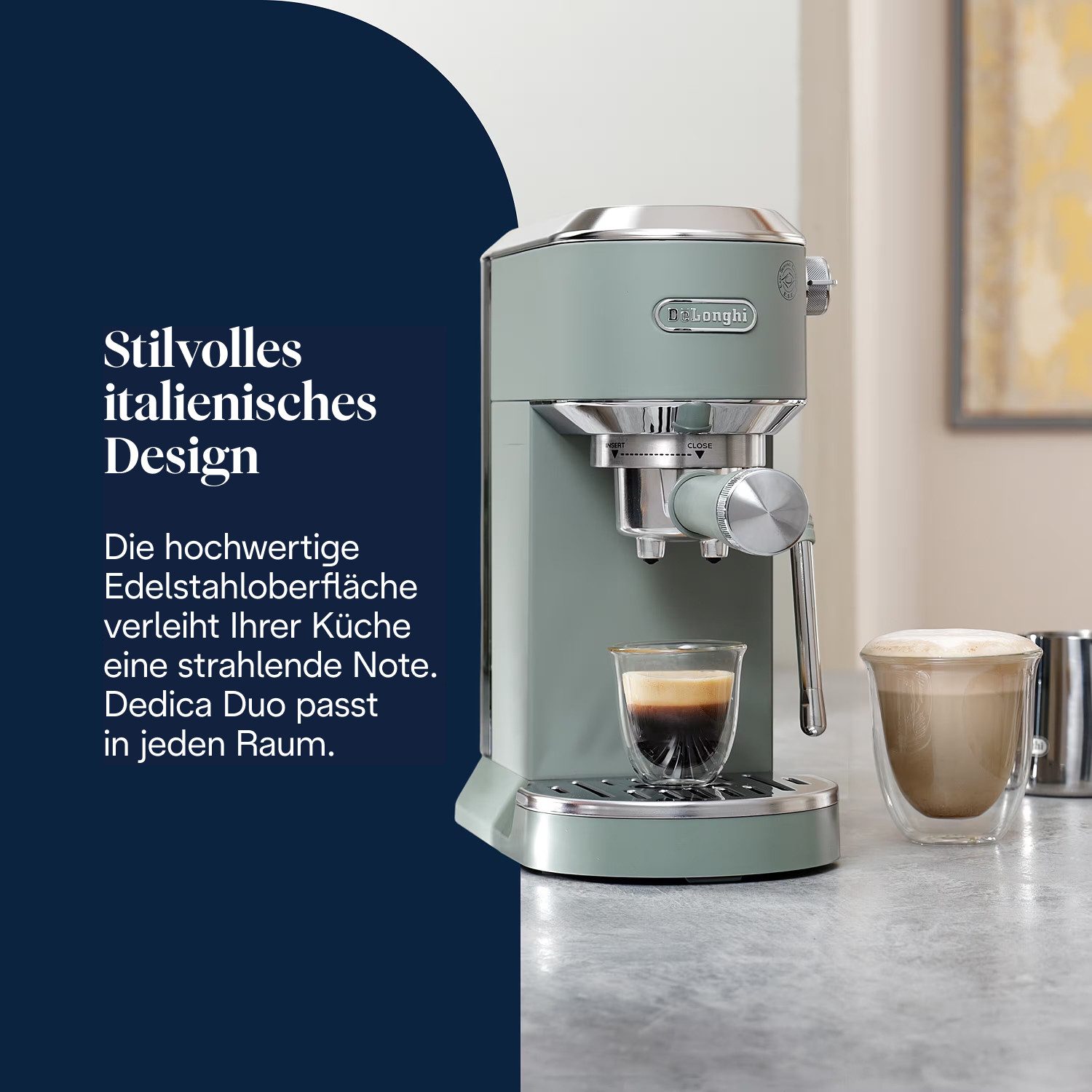 De'Longhi Espressomachine DEDICA DUO EC890.M