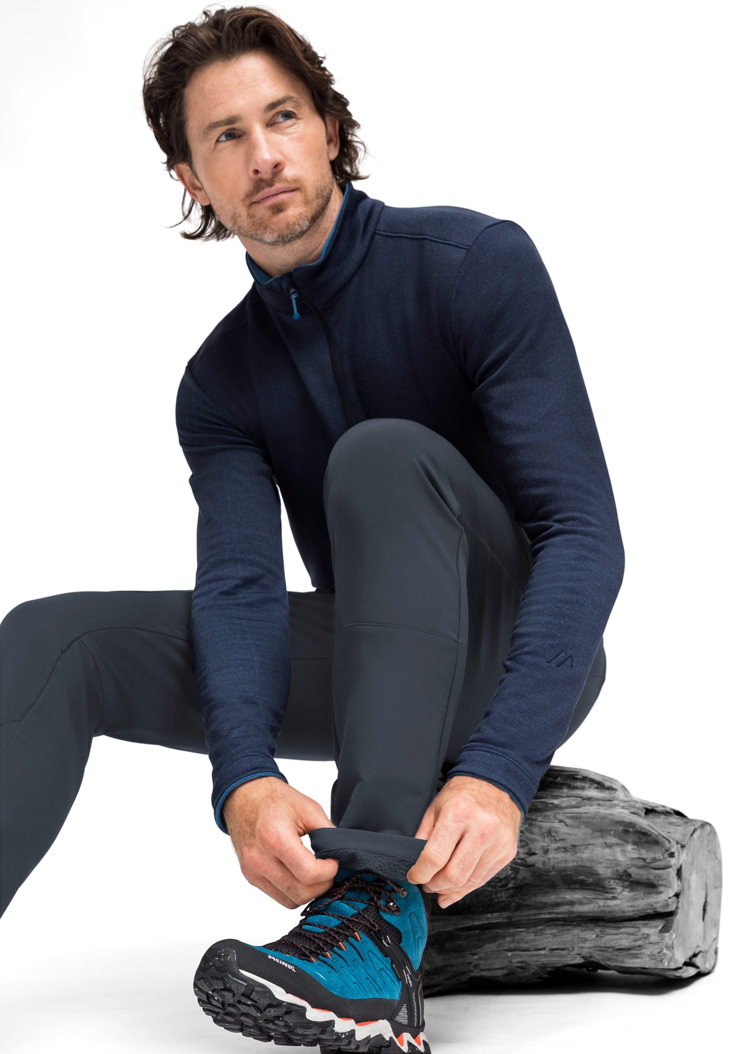 Maier Sports Functionele broek Foidit M Heren outdoorbroek, warme winter wandelbroek, regular fit