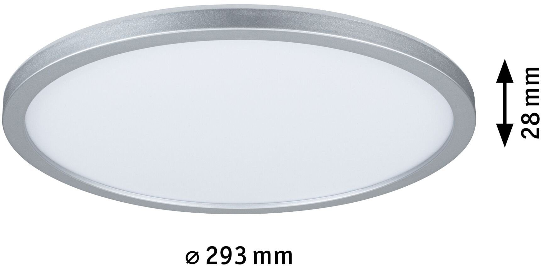Paulmann Led-paneel Atria Shine IP20 rond 293mm 16W 2000lm 4000K (1 stuk)