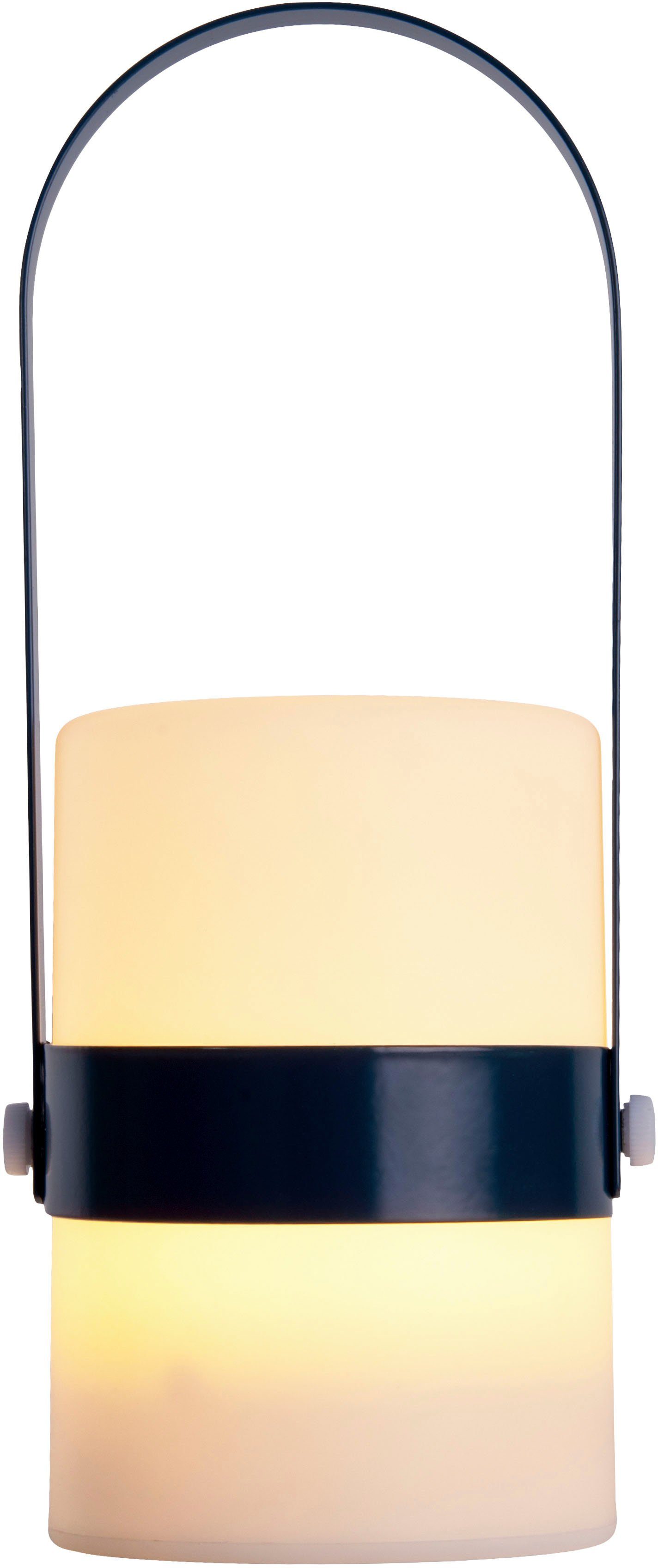 näve Decoratieve ledverlichting Neo blauw/wit, incl. handgreep / ophangbeugel, incl. 1m usb-kabel, warmwit (1 stuk)