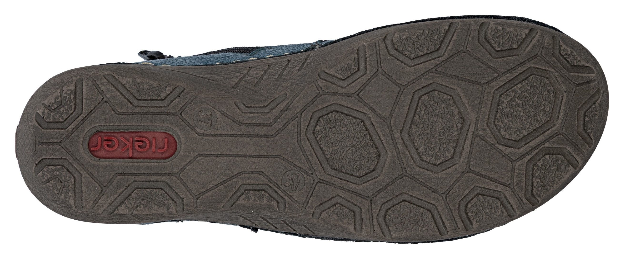 Rieker Veterschoenen Enkellaarsjes, casual boots, high top sneaker met binnenritssluiting