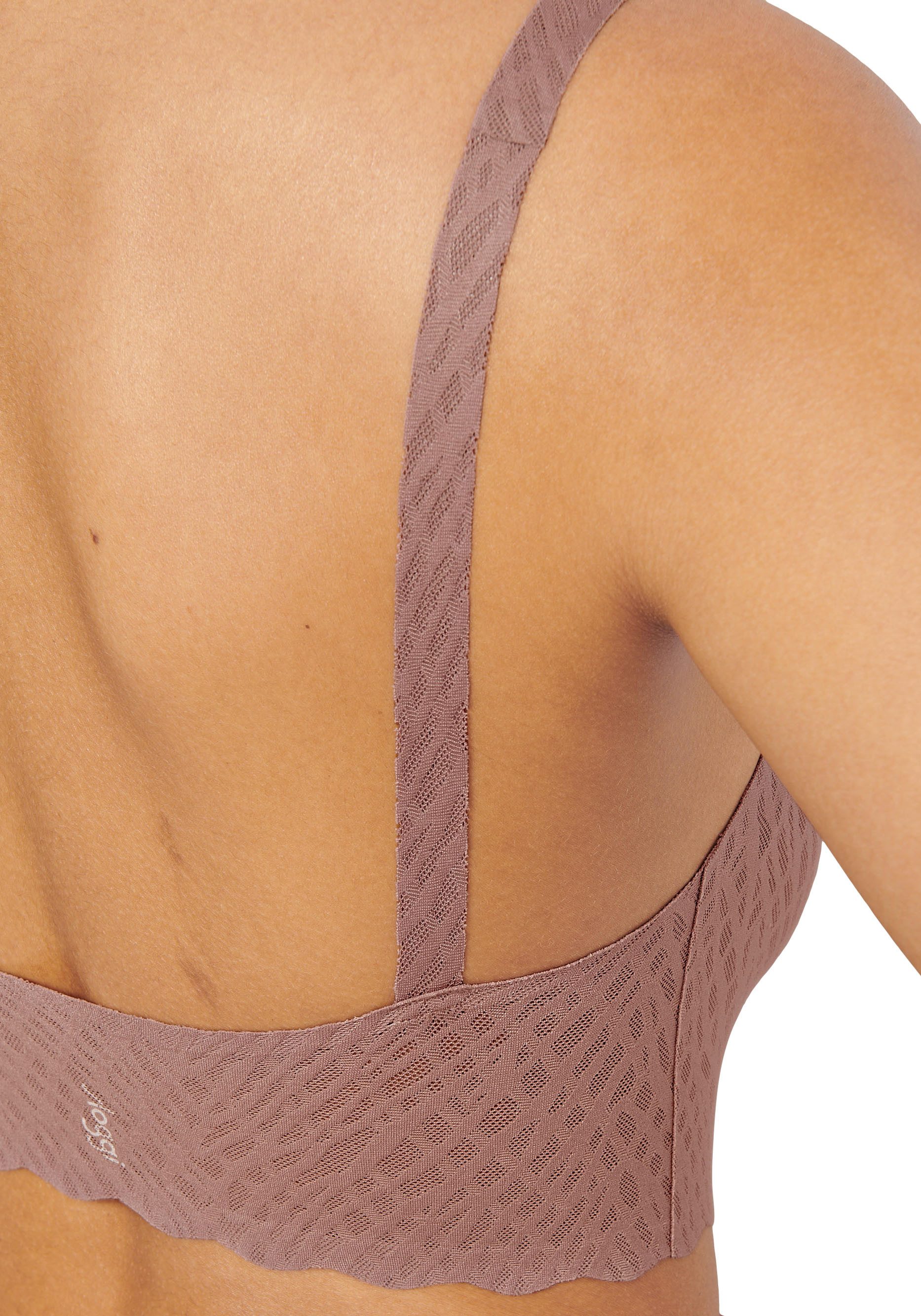 Sloggi Bustier ZERO Feel Bliss Top naadloos met kantlook (set 1-delig)