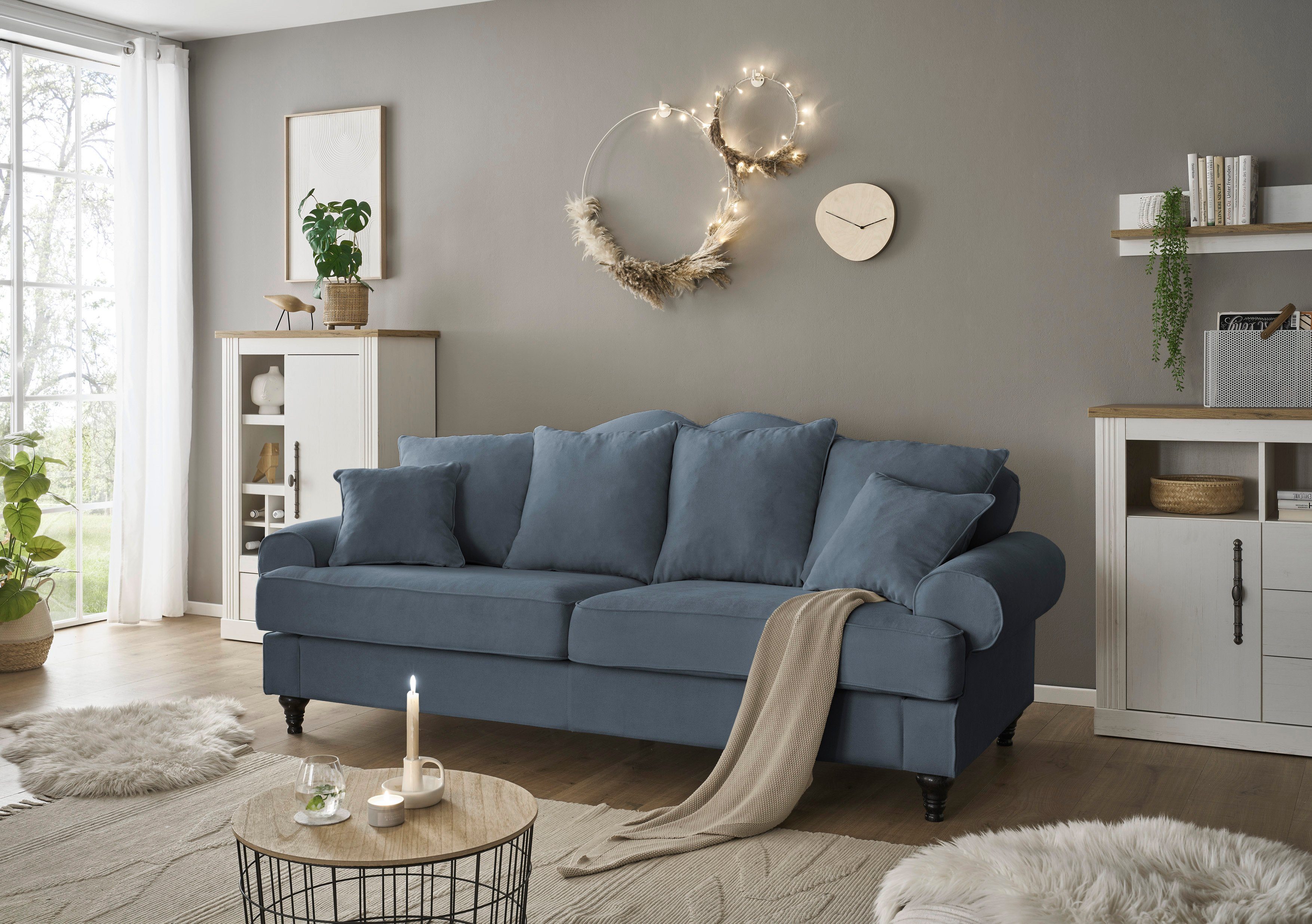 Home affaire 3,5-zitsbank Westminster met binnenveringsinterieur
