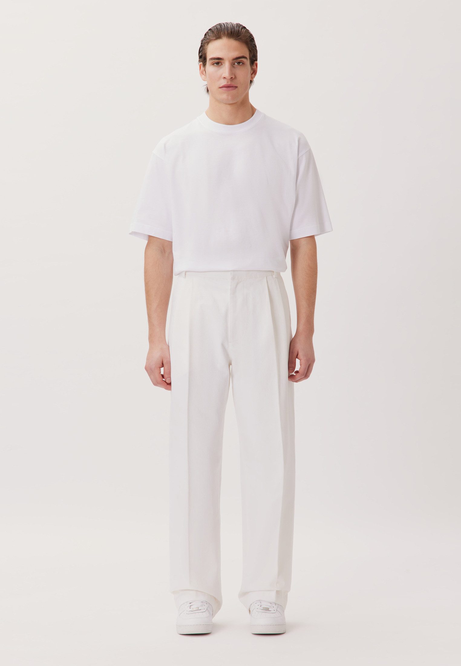 studio seidensticker Pantalon Studio heren pantalons maat M wit