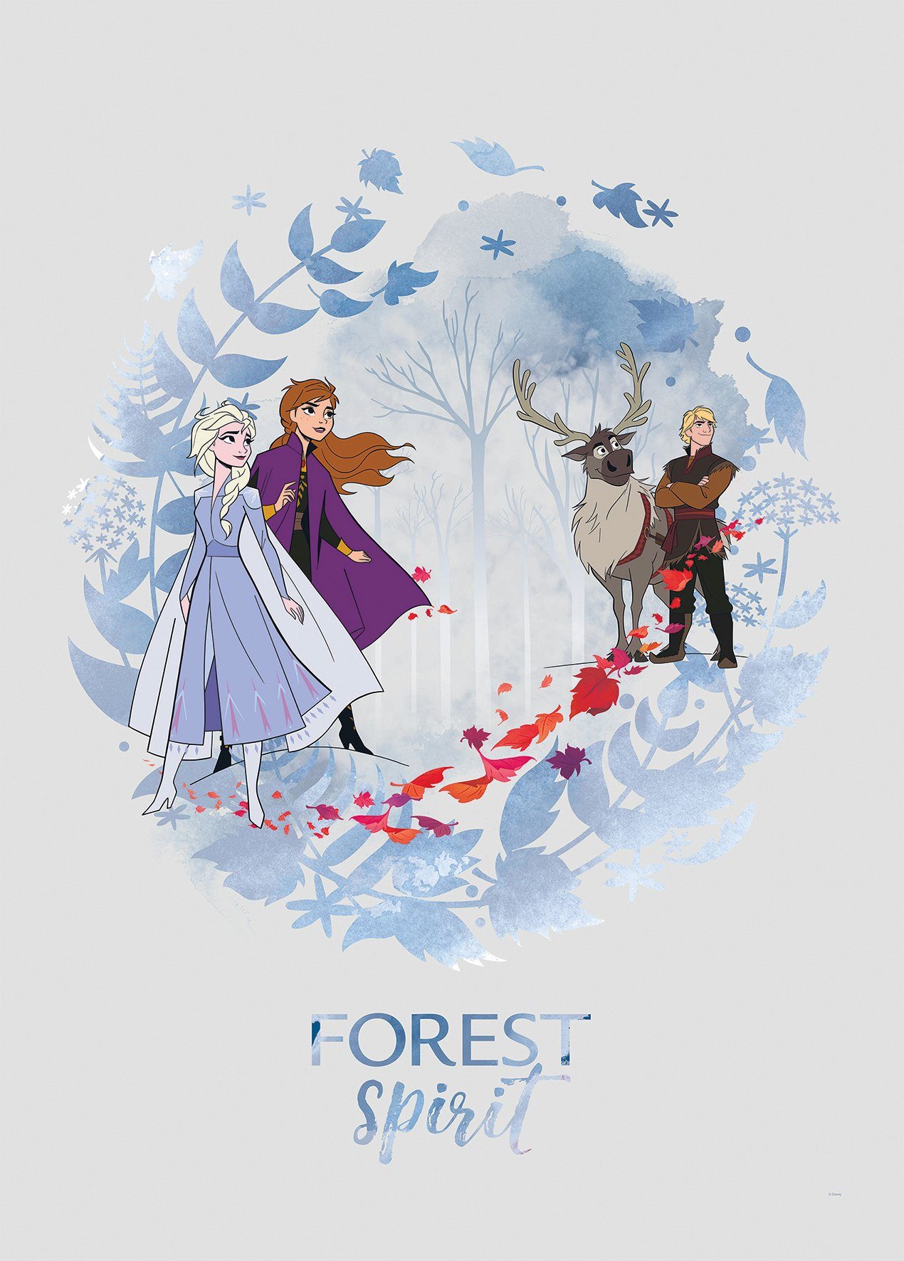 Komar wanddecoratie Frozen Spirit, zonder lijst