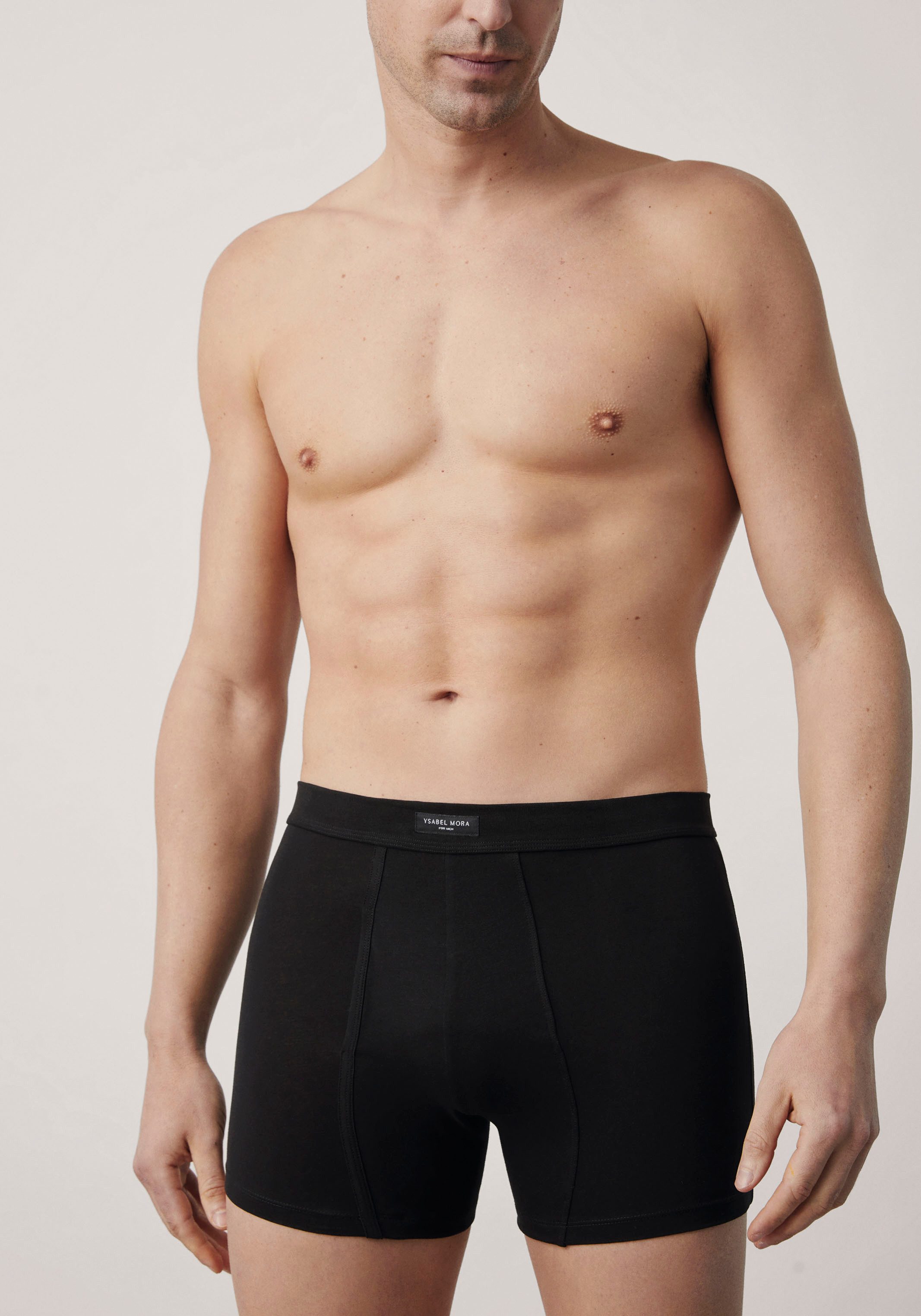 YSABEL MORA Boxershort BASIC COLLECTION COTTON met praktische toegang in het kruis (Set van 3)