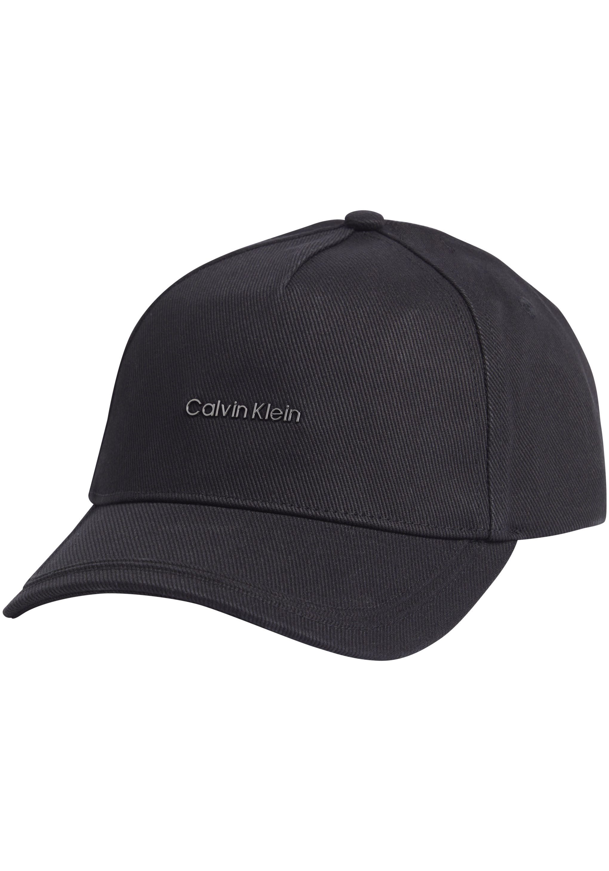 Calvin Klein Snapback cap METAL LETTERING BB CAP met logo-embossing, unisex