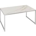 henke moebel salontafel tafelblad van hoogwaardige keramiek, iedere tafel uniek in de dessinering wit