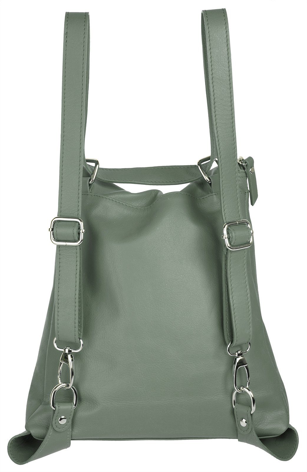 Forty Degrees Rugzak echt leer, made in italy