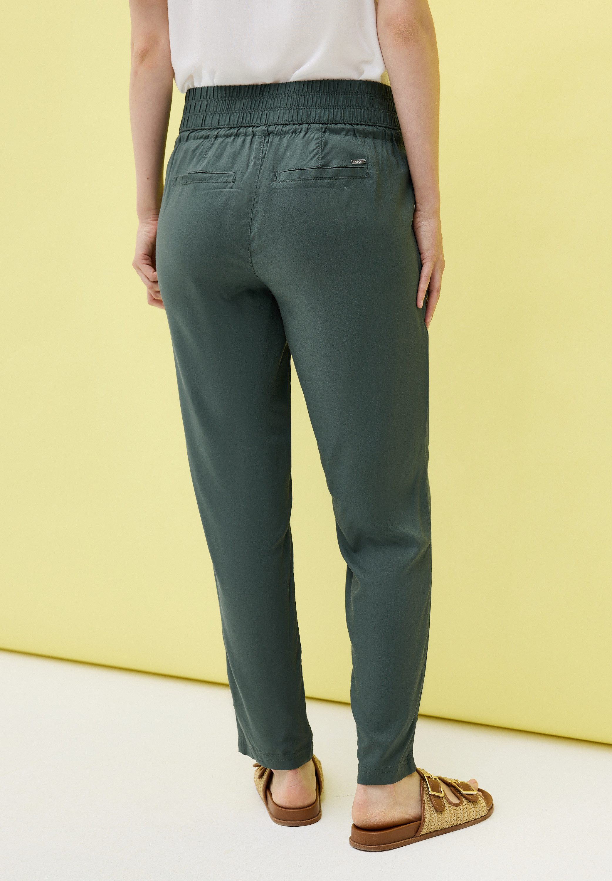 Cecil Stoffen broek Stijl Chelsea met elastische taille