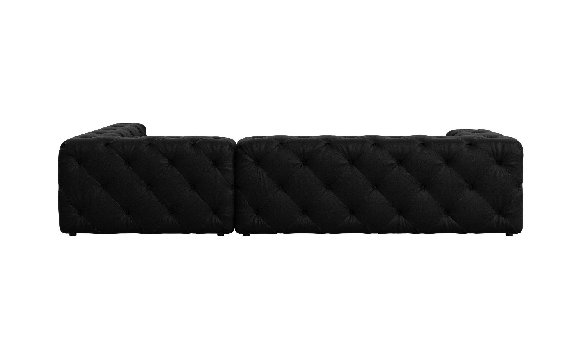 Places of Style Hoekbank FOLLINA L-vorm, met klassieke Chesterfield-knoopstiksels