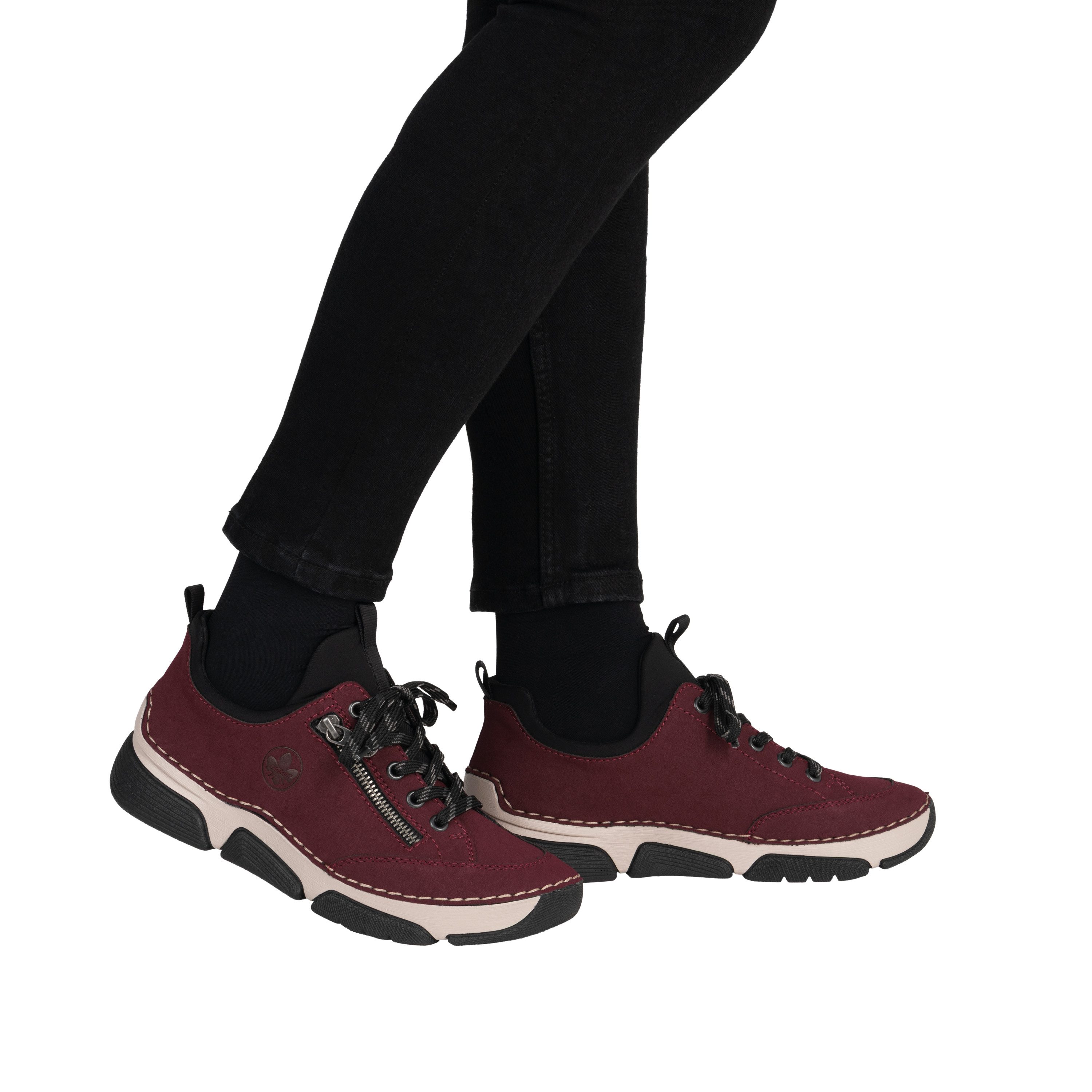 Rieker Slip-on sneakers , instapschoen, halfschoen, vrijetijdsschoen met zachte binnenzool