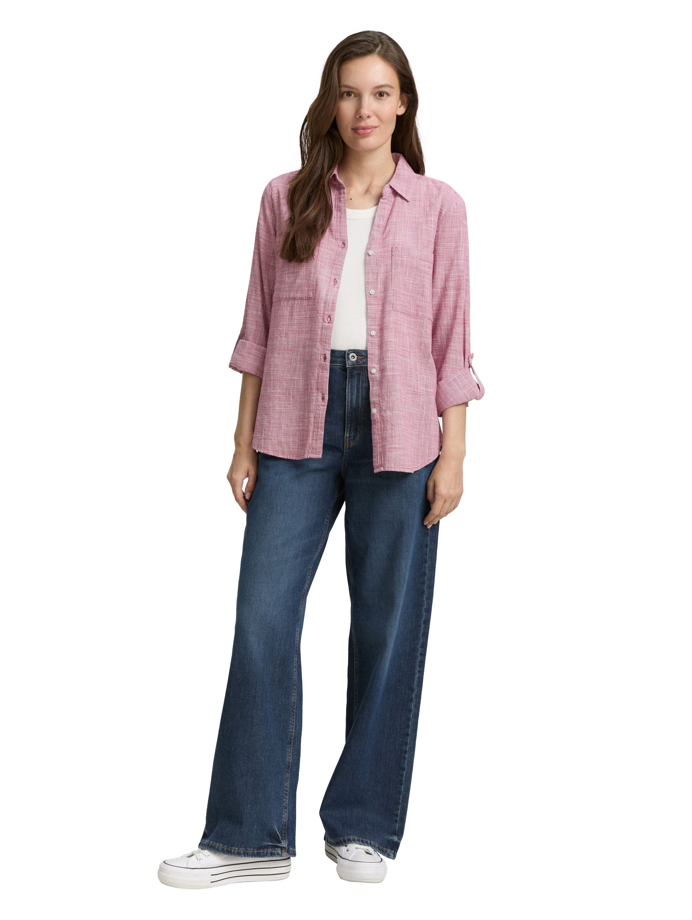 Tom Tailor Blouse met lange mouwen met borstzakken