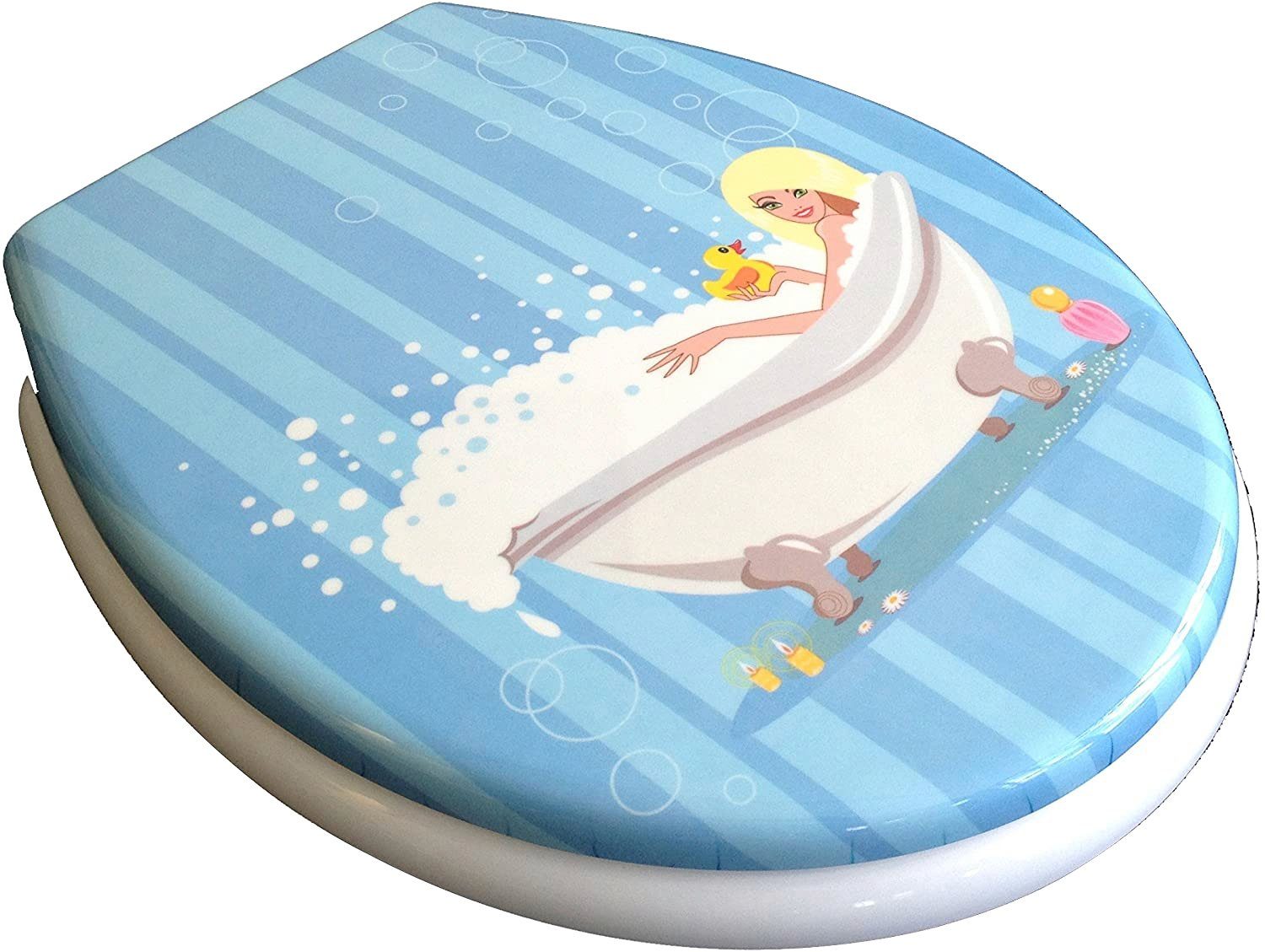 ADOB Toiletzitting BATH Soft-closemechanisme, voor het schoonmaken afneembaar
