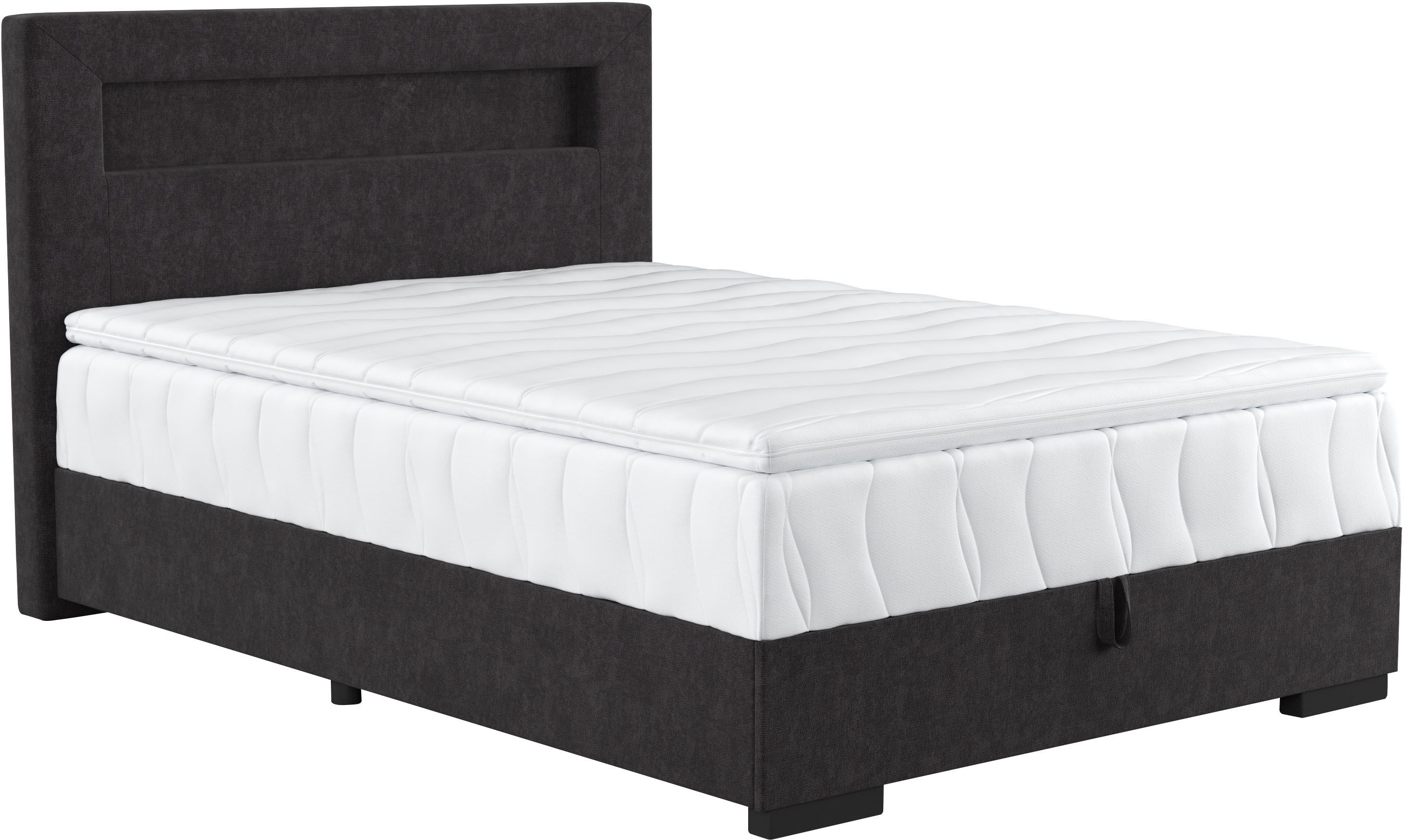 COTTA Boxspring Kelly uitgerust met led-licht, incl. bedlade