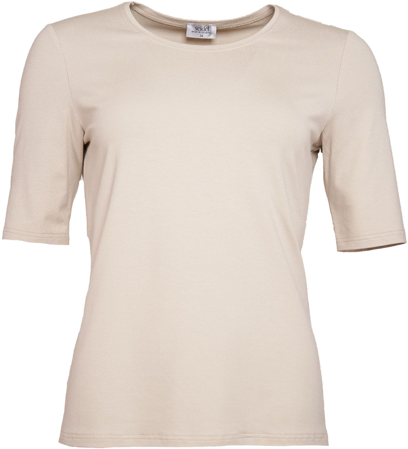 Seidel Moden T-shirt met ronde hals, made in germany