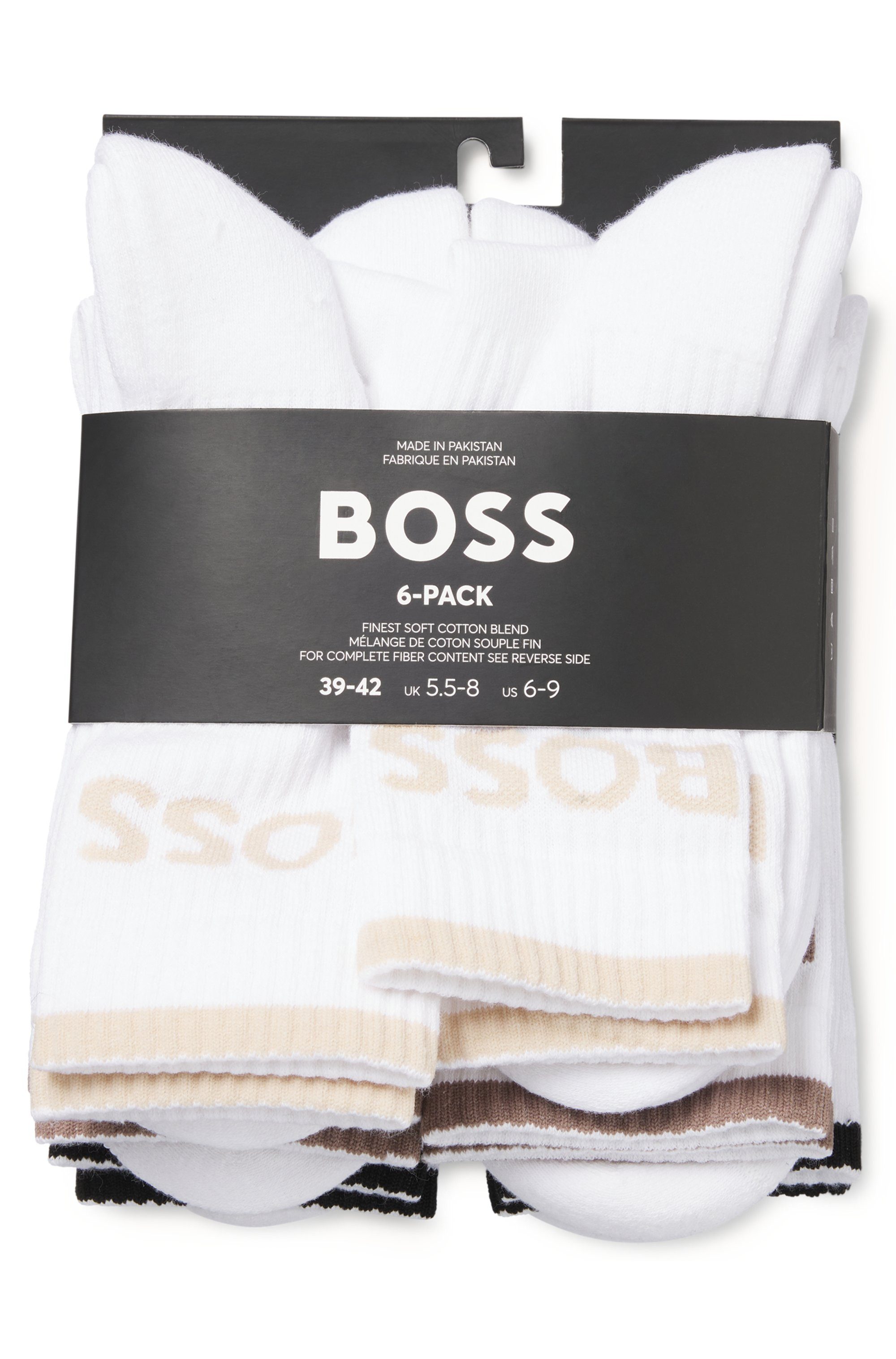 BOSS Business-sokken 6P QS Stripe CC (set, 6 paar, 6er)