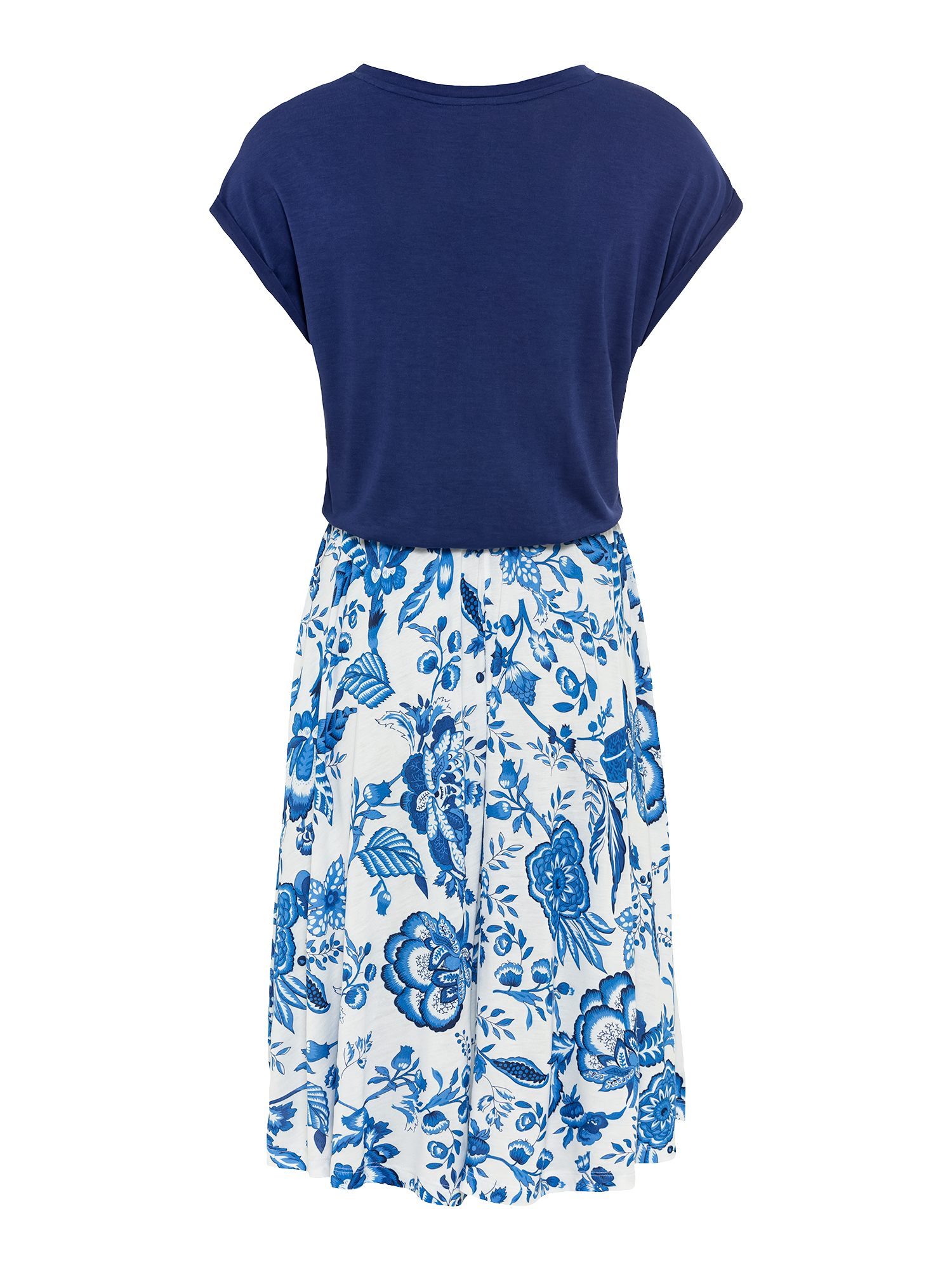 Lascana Zomerjurk met bedrukte rok, t-shirt jurk, strandjurk