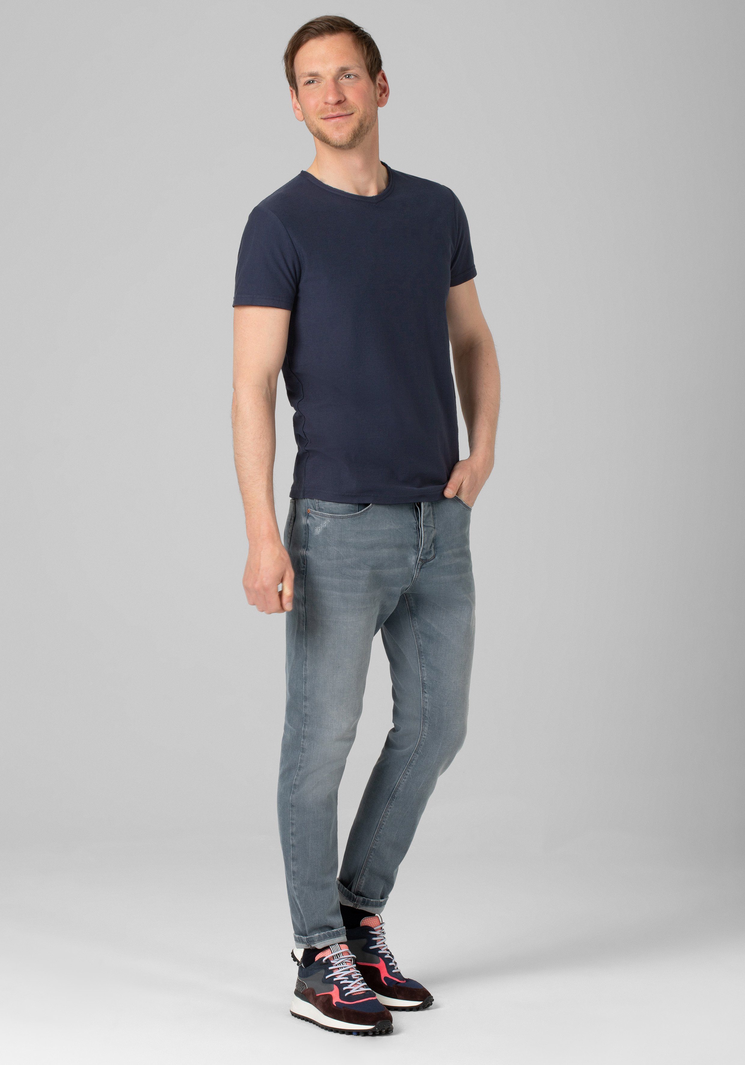 TIMEZONE T-shirt Diagonal Jersey T-Shirt