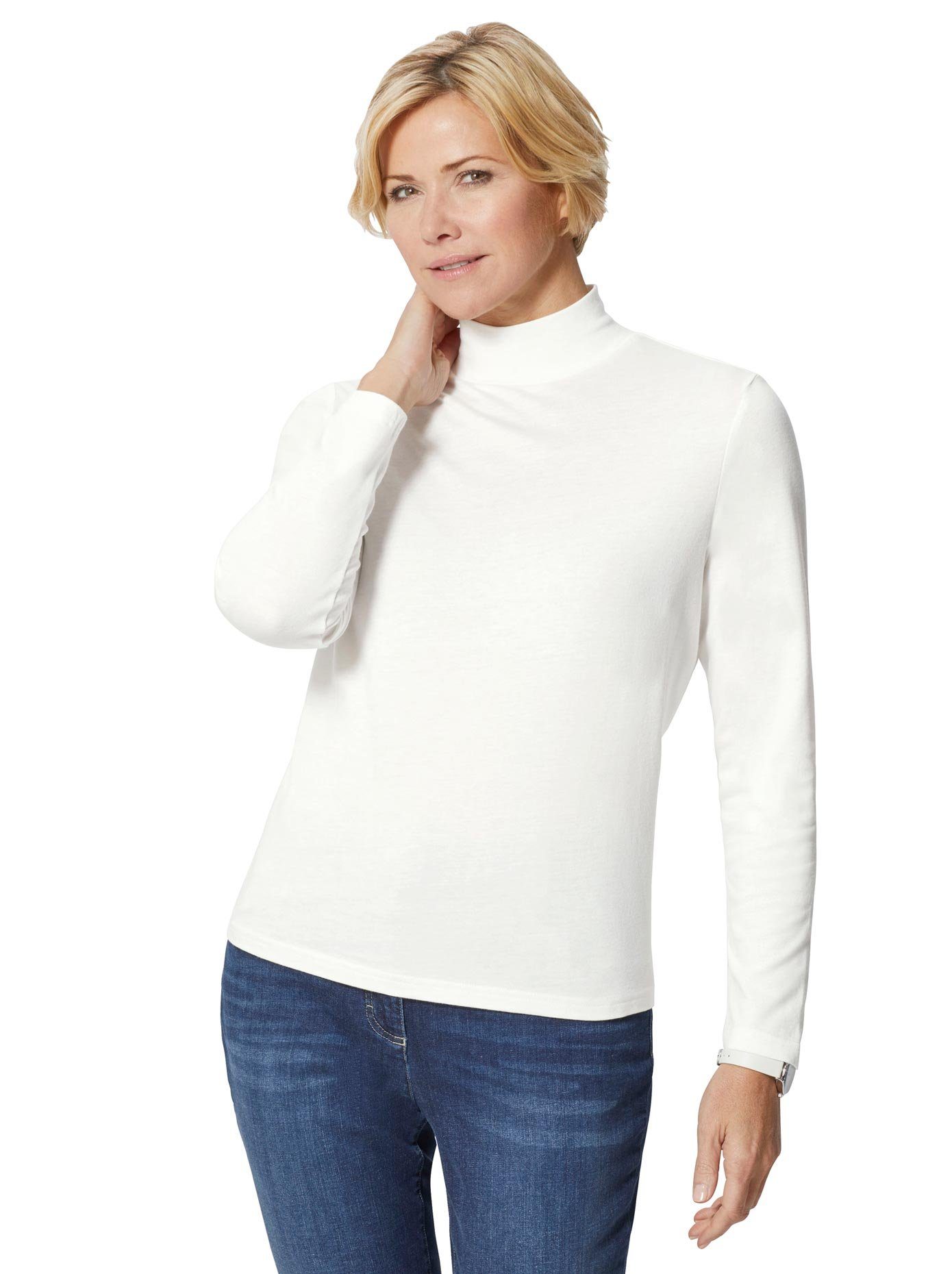 Casual Looks Shirt met staande kraag Shirt (1-delig)