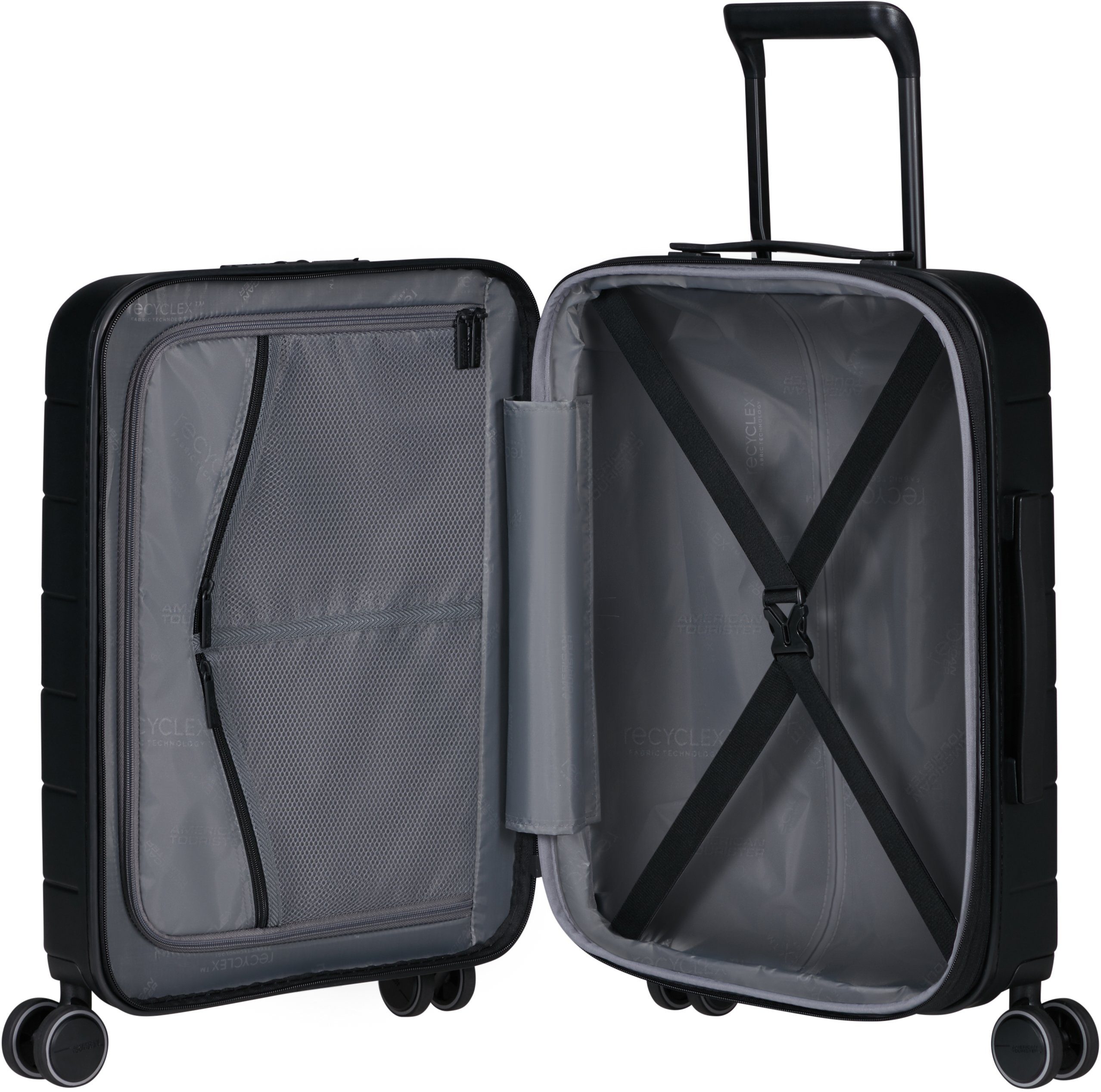 American Tourister® Hardshell-trolley NOVASTREAM, 55 cm Handbagage trolley TSA-cijferslot volumevergroting USB-poort