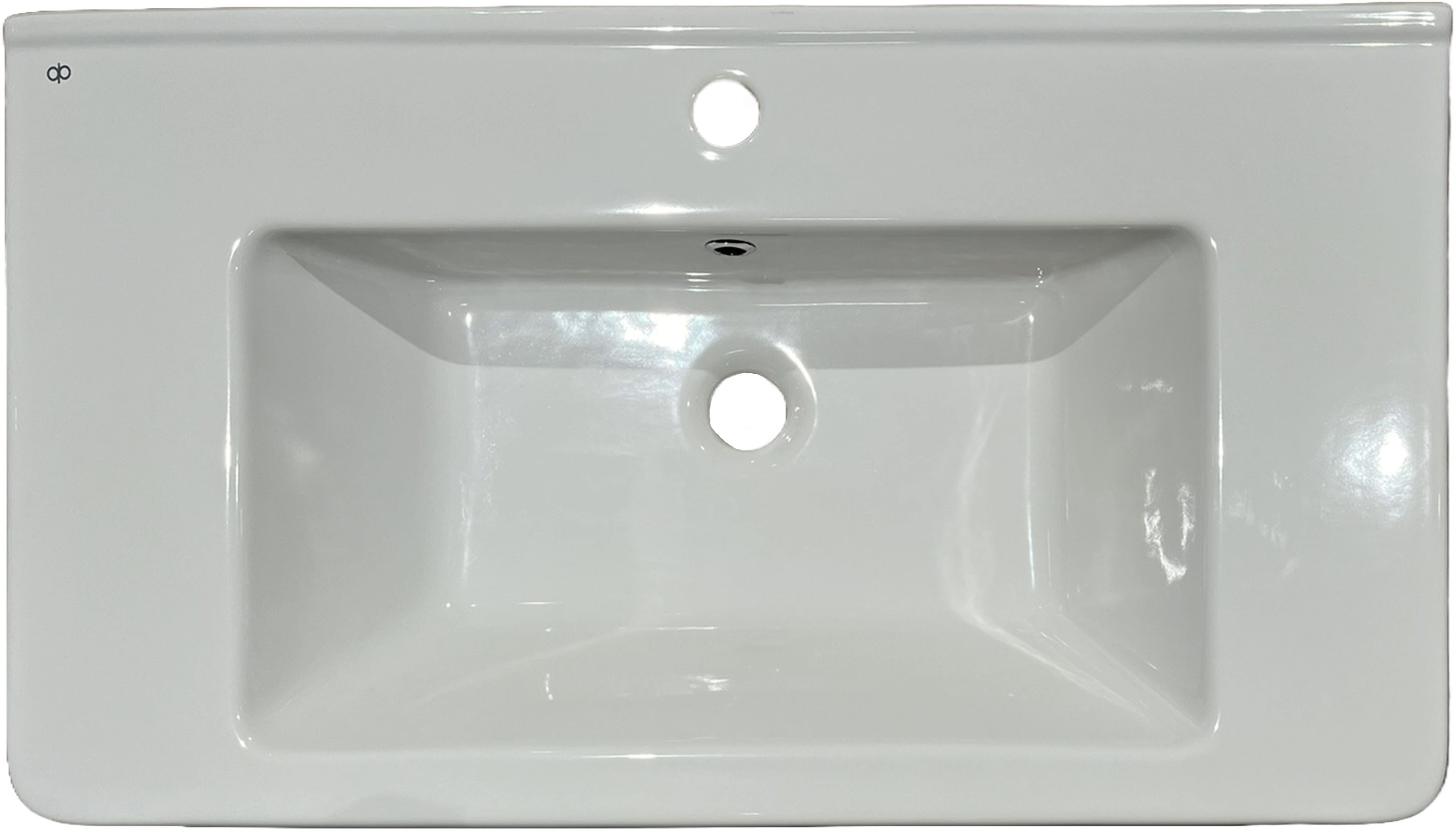 Home affaire Wastafelonderkast Landsby, breedte 133 cm, incl. mineralen gietwasbak, 4 lades (2-delig)