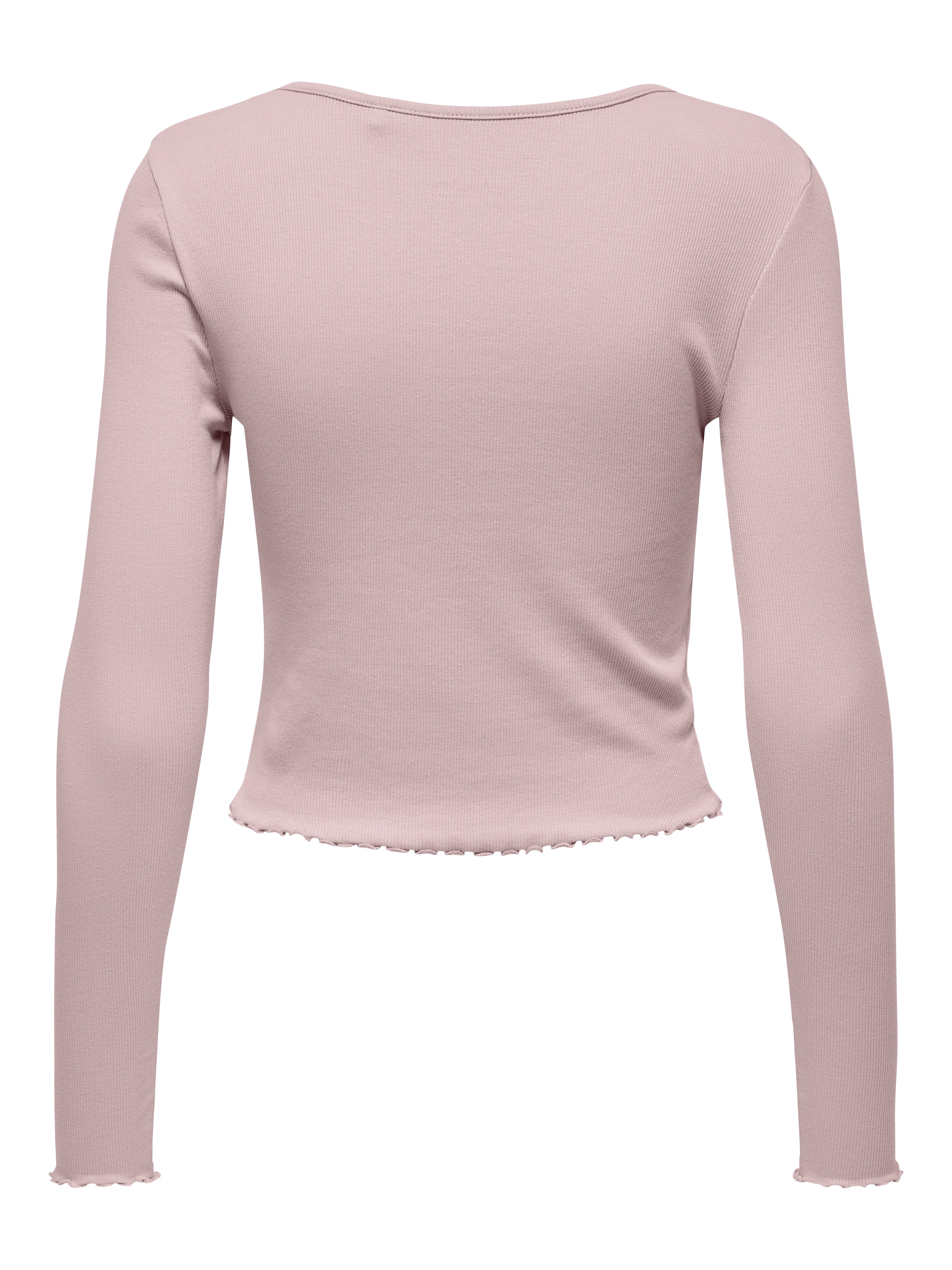 Only Shirt met lange mouwen ONLBETTY L/S V-NECK TOP CC JRS
