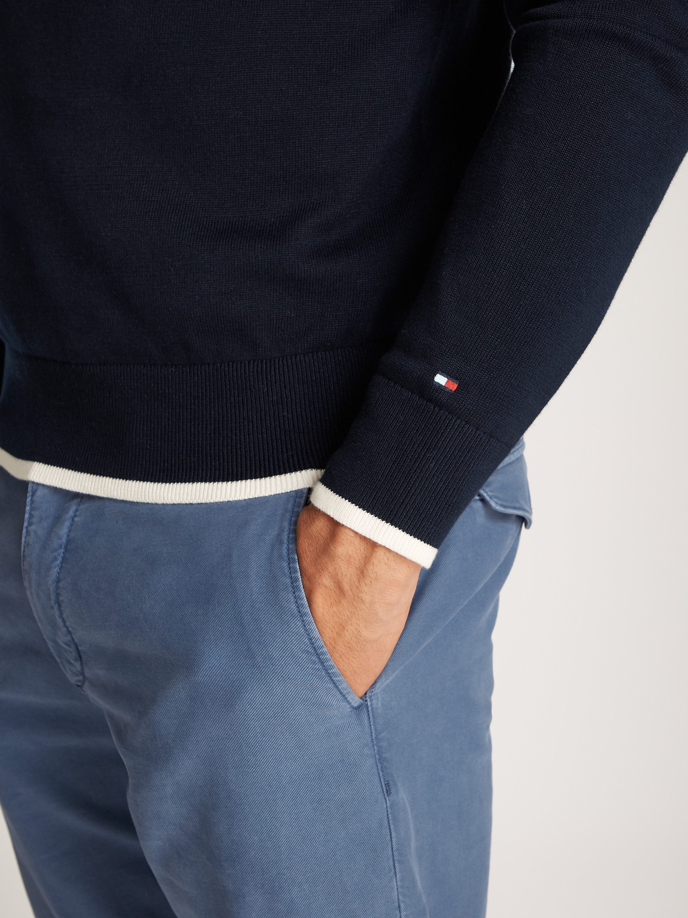 Tommy Hilfiger Trui met ronde hals GRAPHIC COTTON CREW