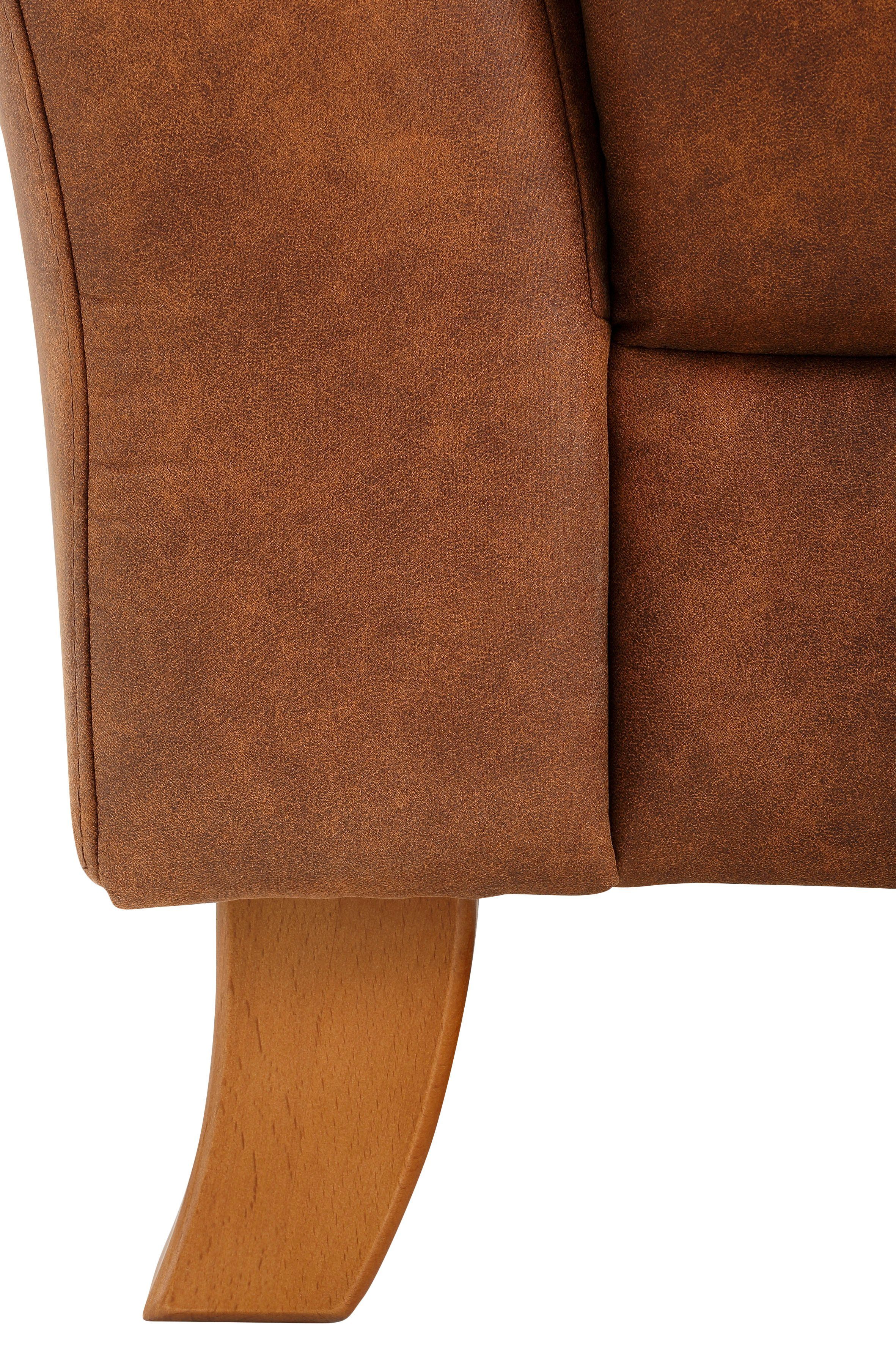 Home affaire Fauteuil Trondheim met binnenvering, capitonnage achter