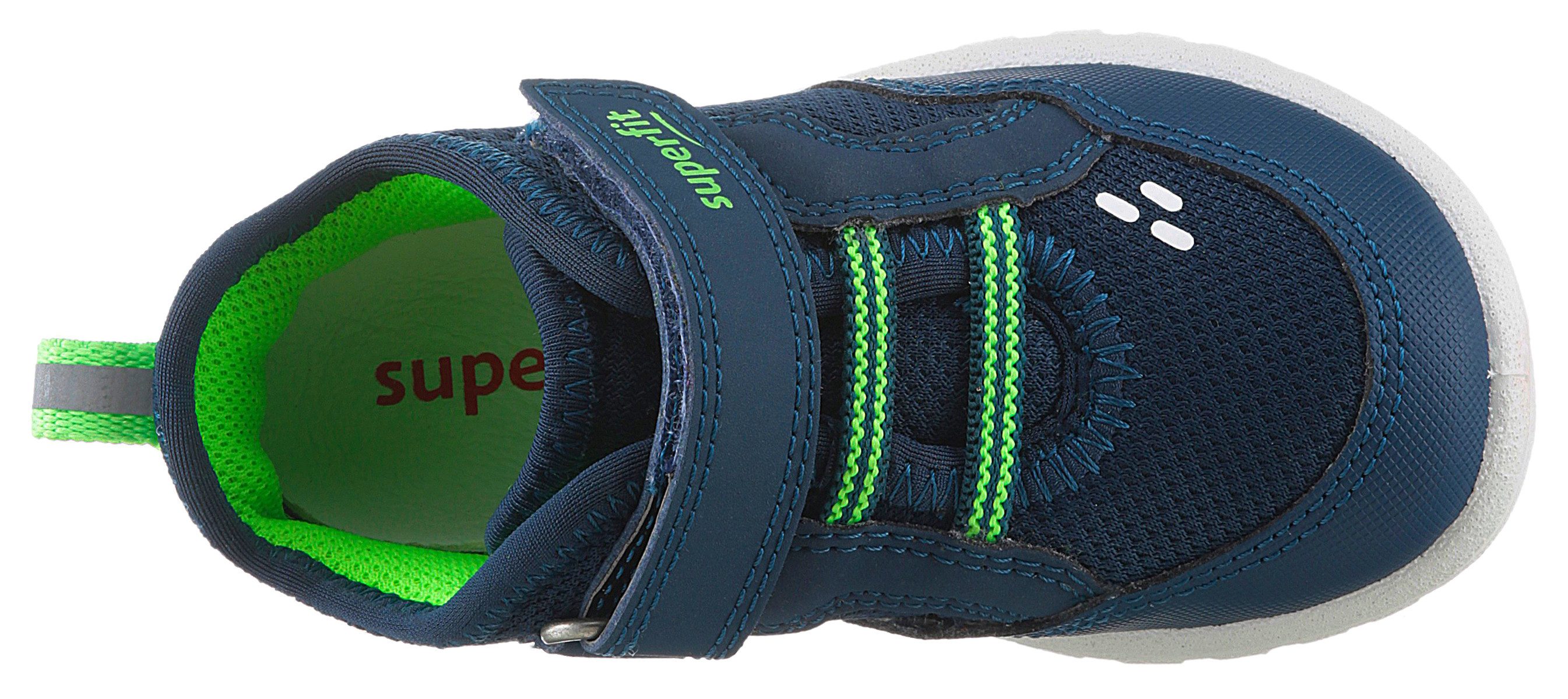 Superfit Klittenbandschoenen SPORT7 MINI WMS: mittel Instap sneaker, effen kleur, maat sjabloon om te downloaden