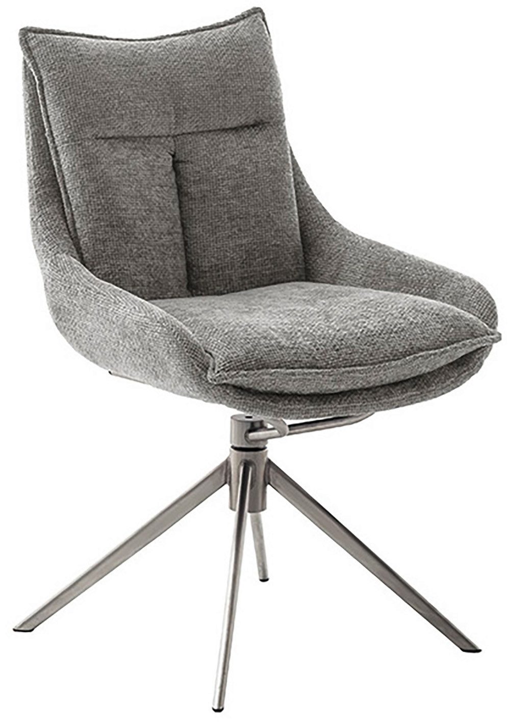 MCA furniture Eetkamerstoel Parker (2-set), draaibaar 360°, draai- & schommelfunctie, belastbaarheid 120 kg