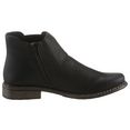 rieker chelsea-boots in klassieke look zwart