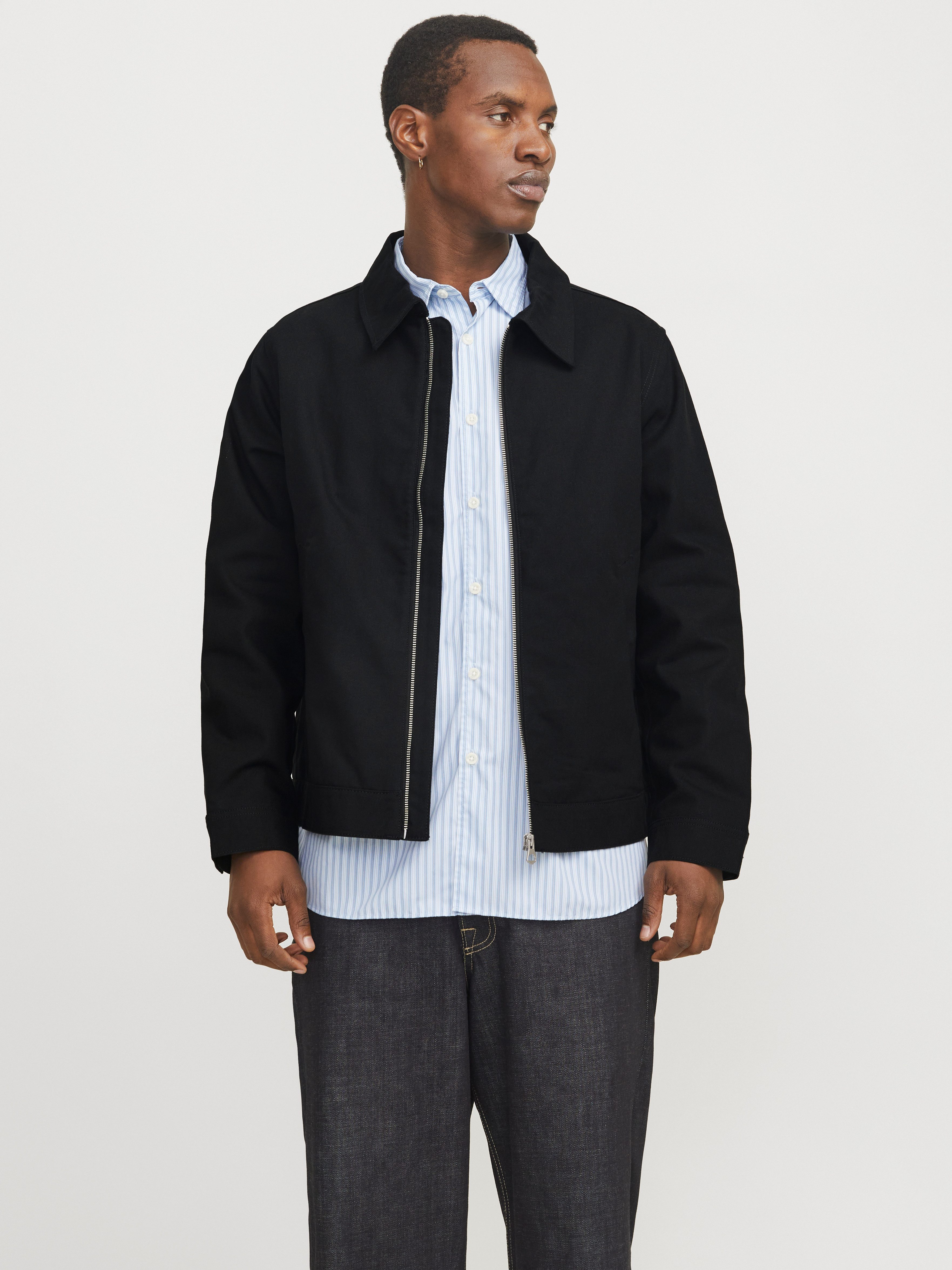 Jack & Jones Outdoorjack JORBOSTON WORKER JACKET SN heren outdoorjassen maat XS zwart