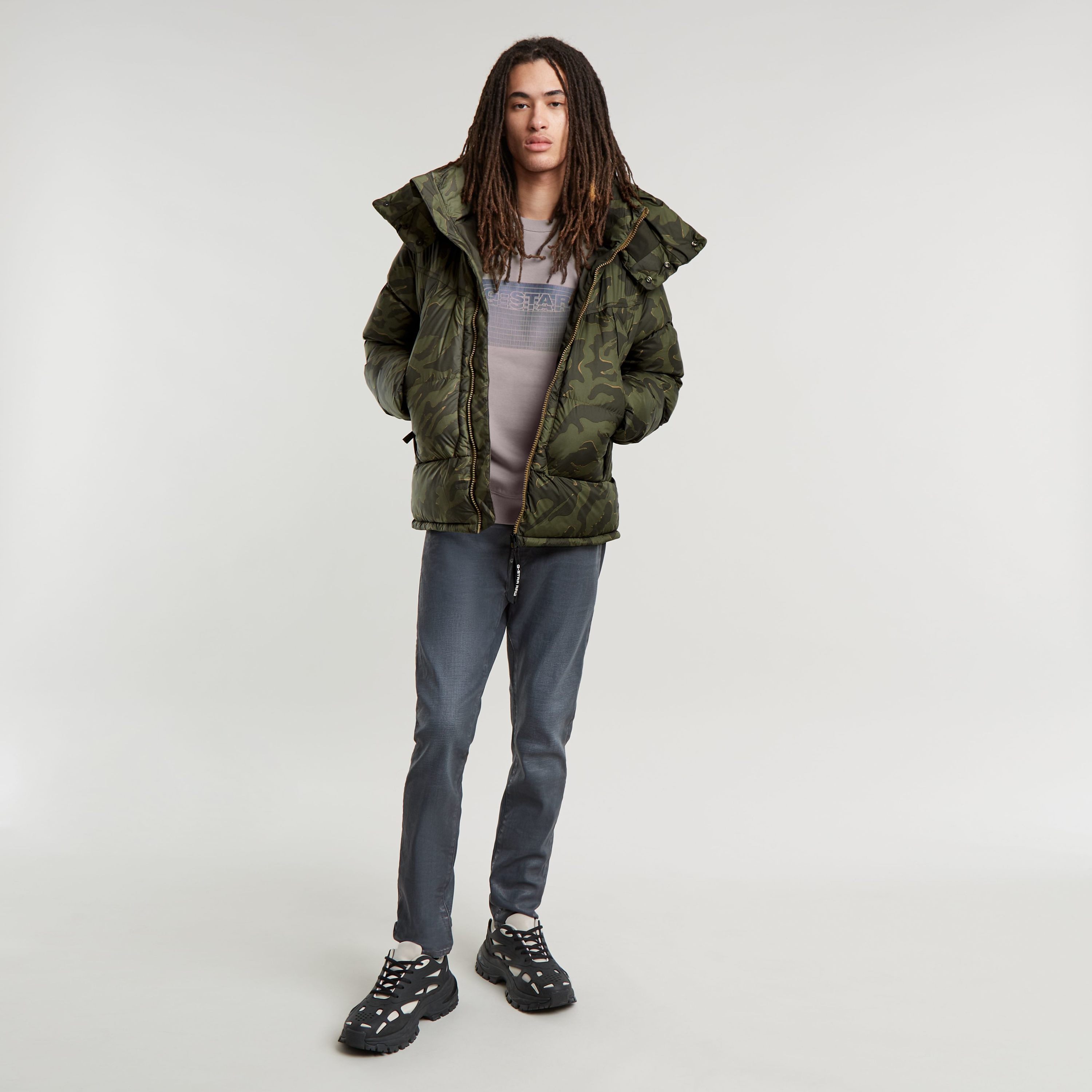 G-Star RAW Sweatshirt Stacked Old Skool Logo R