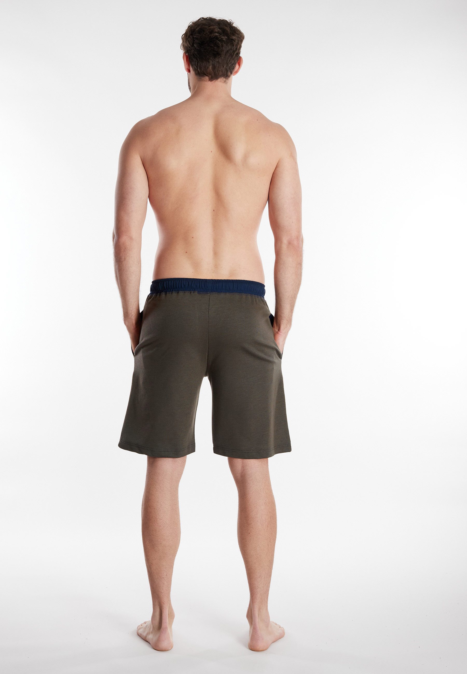 Tom Tailor Bermuda Dallas Trekkoord, zijzakken, comfortabel, ademend, los, katoenmix