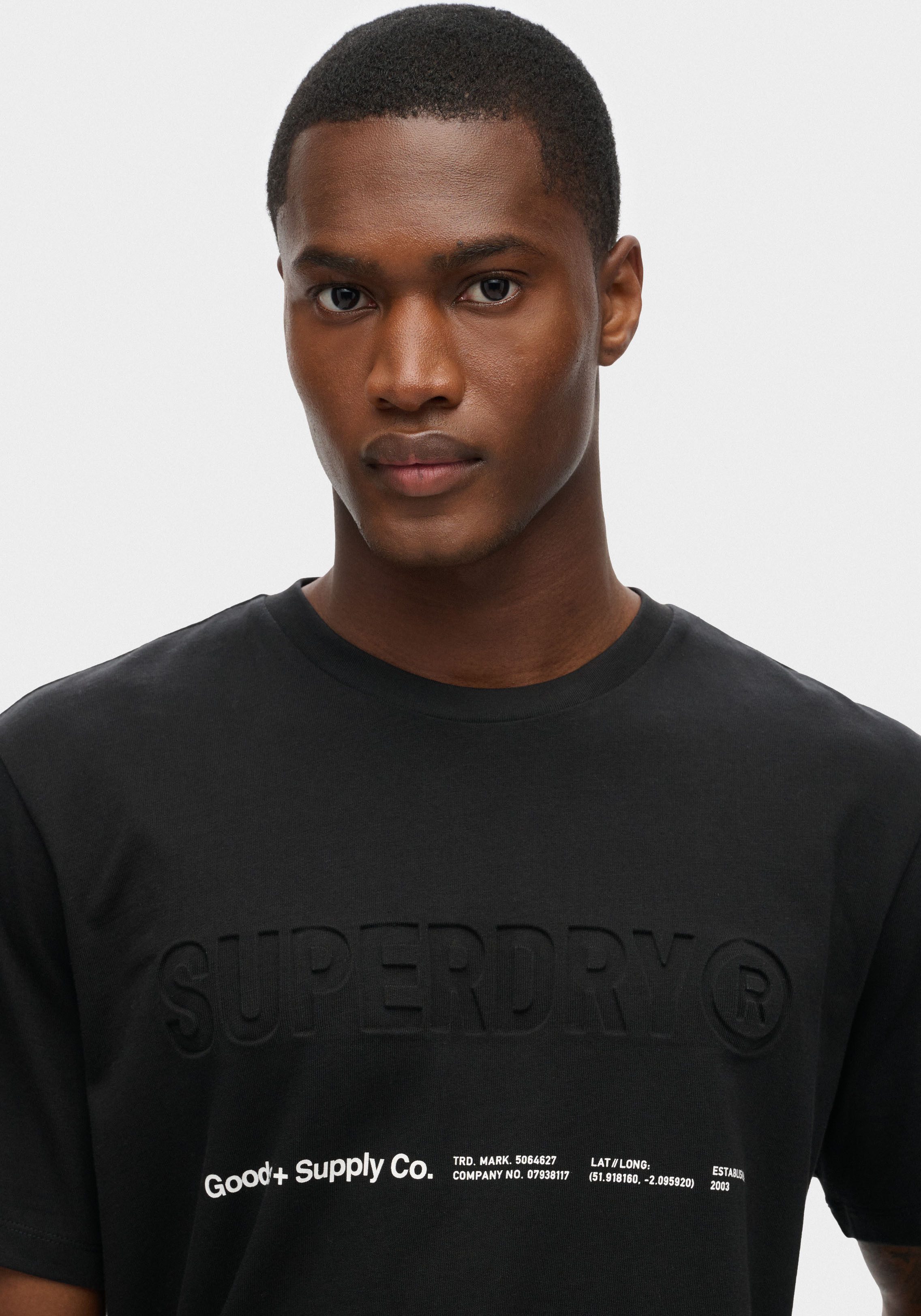 Superdry Shirt met ronde hals UTILITY SPORT LOGO LOOSE TEE
