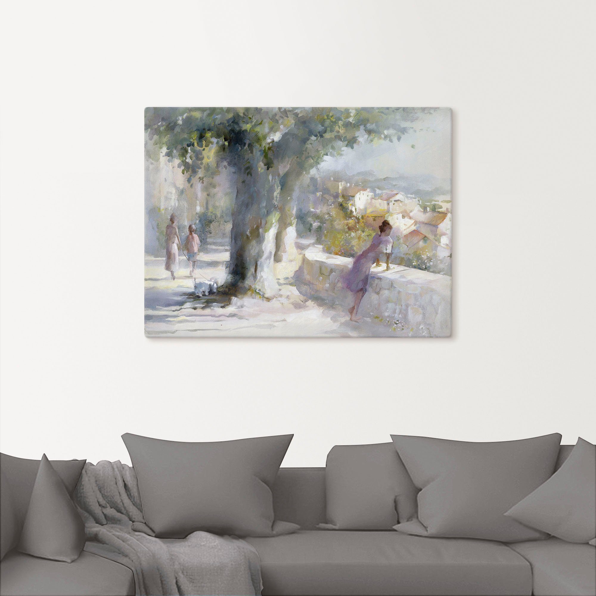 Artland Artprint Fluisterende wind als artprint op linnen, poster in verschillende formaten maten