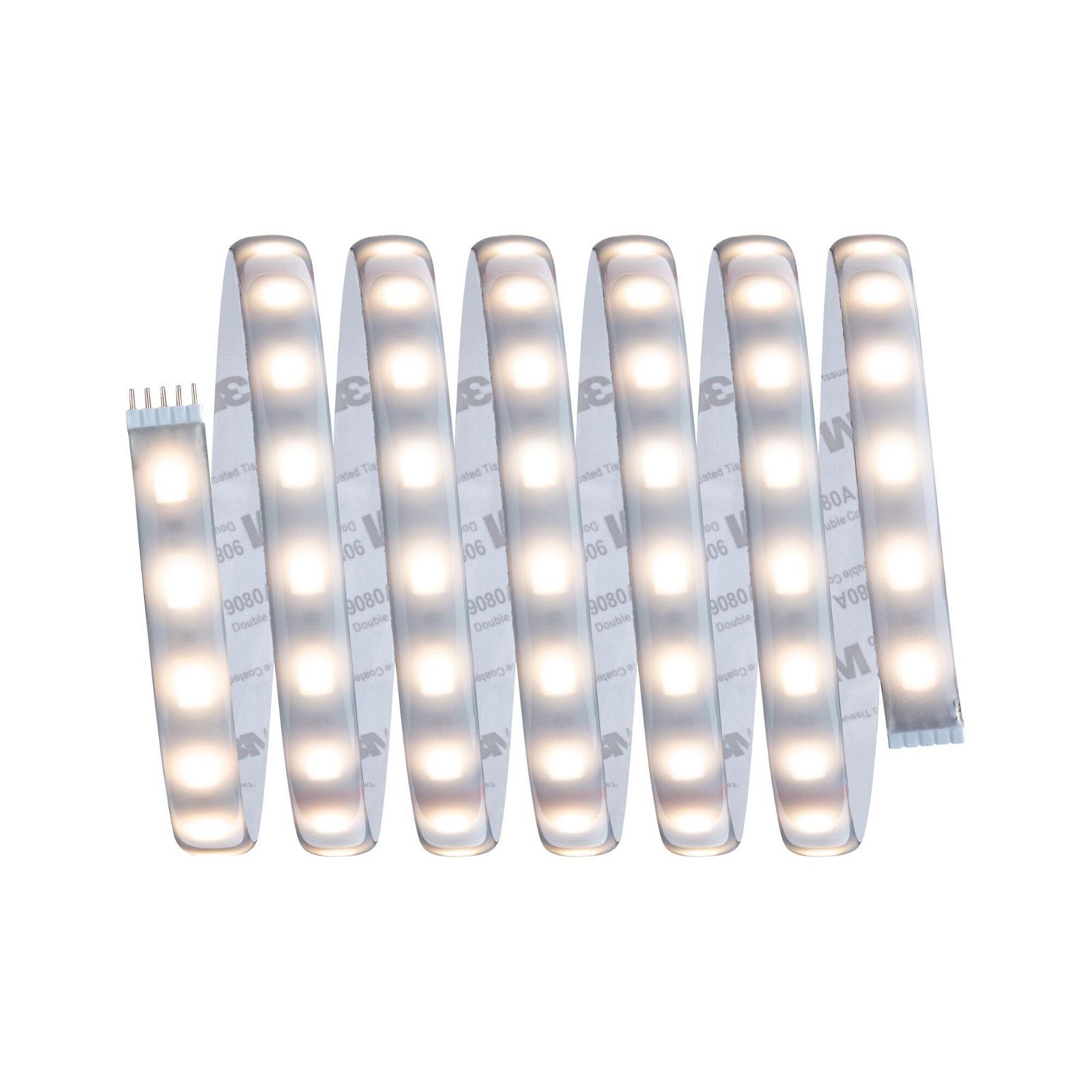 Paulmann Led-strepen MaxLED 500 Strip 2,5m IP44 Cover 3000K 30W 24V zilverkleur Kunststof (1 stuk)