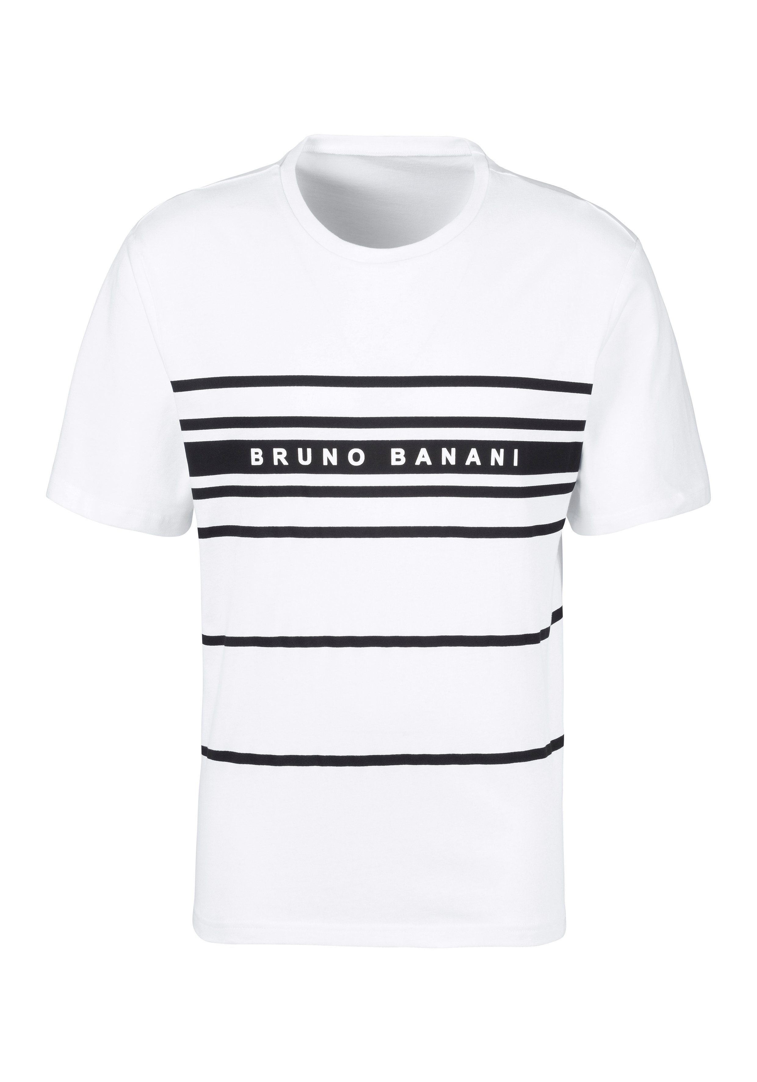 Bruno Banani Pyjama Pyjama met logo-print (2-delig, 1 stuk)