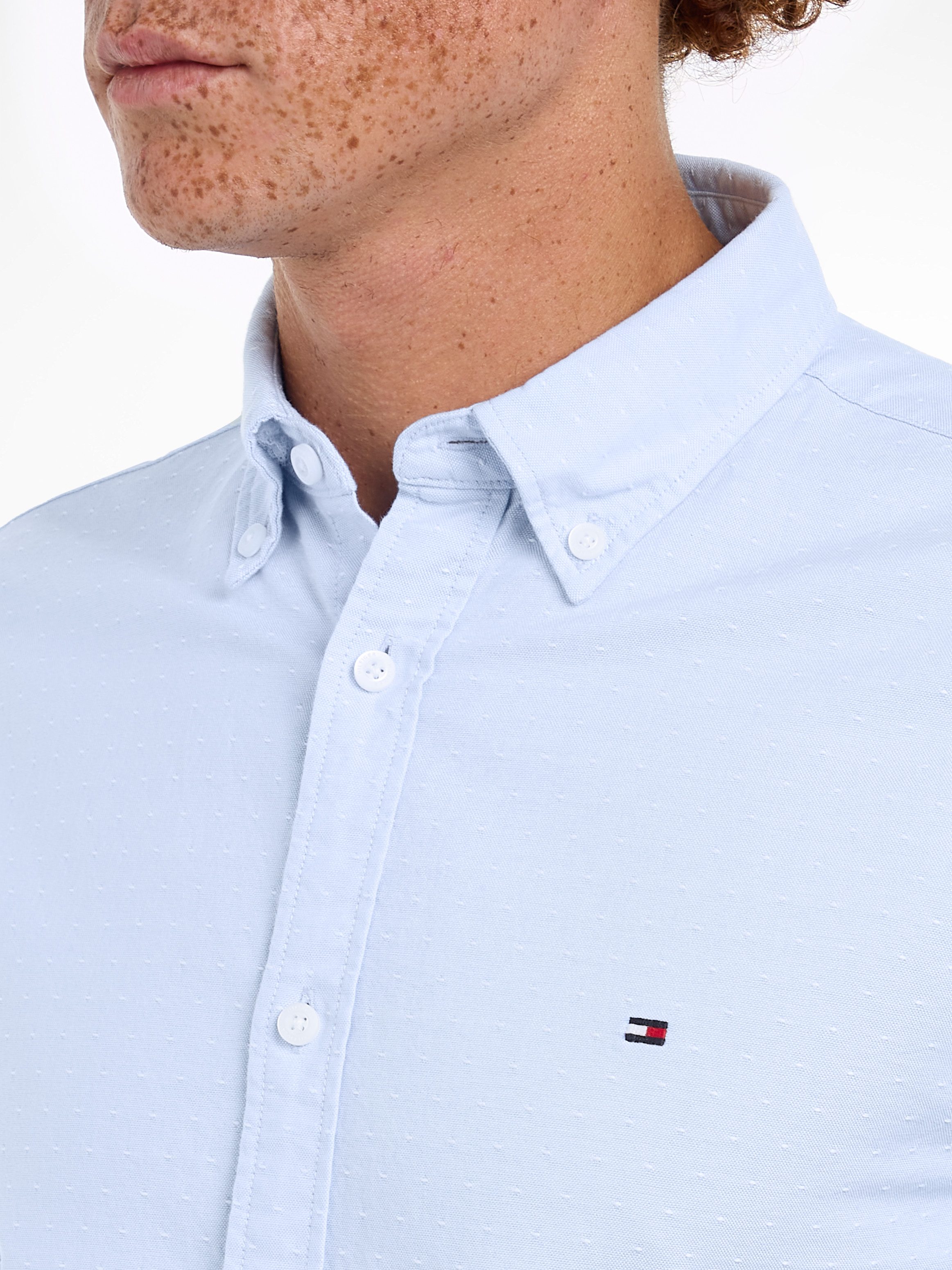 Tommy Hilfiger Overhemd met lange mouwen OXFORD DOBBY SF SHIRT