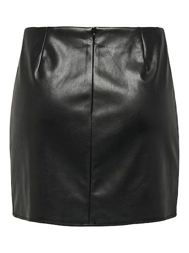 Only Imitatieleren rok ONLLENI FAUX LEATHER SLIT SKIRT PNT NOOS