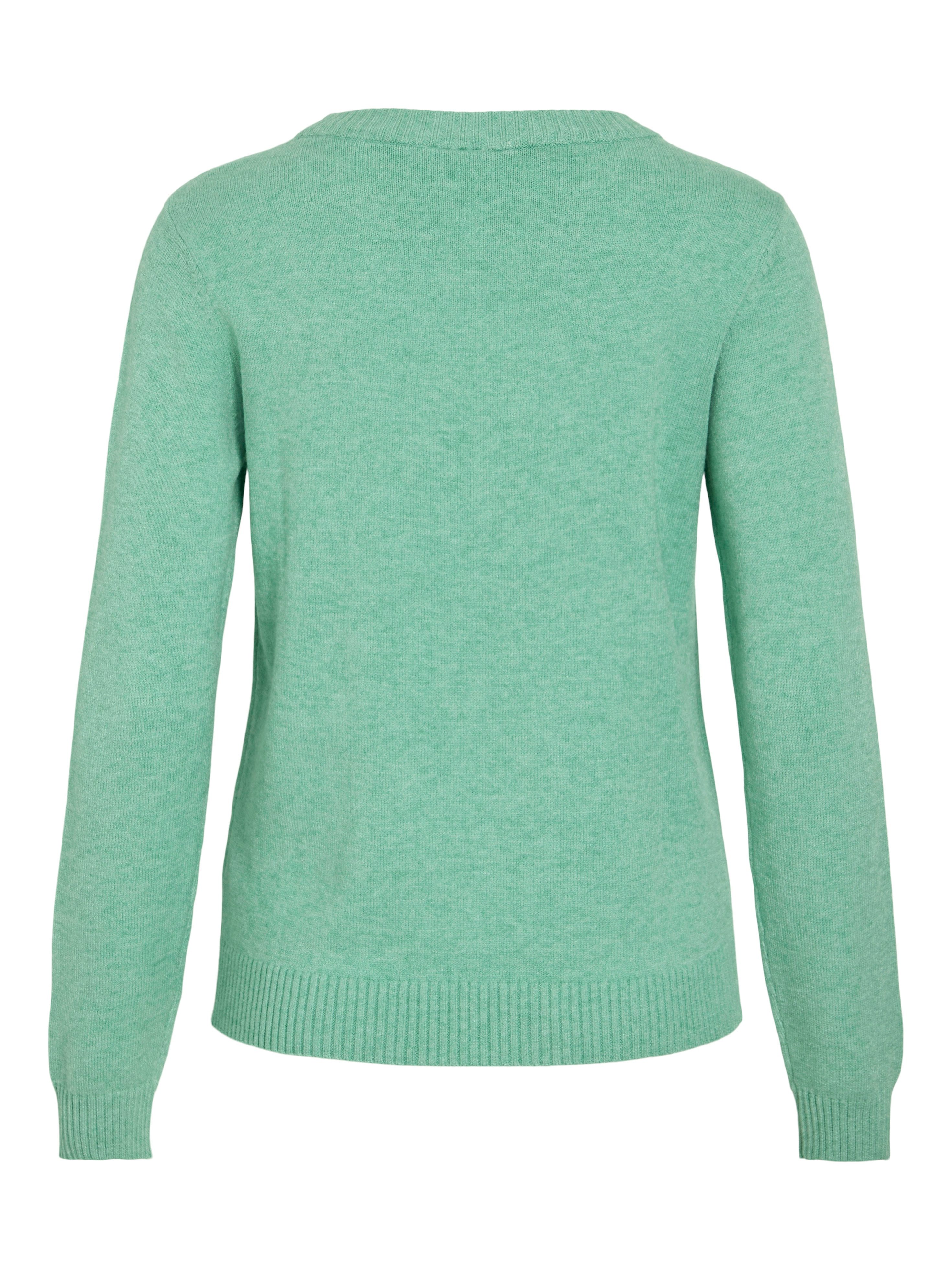 Vila Trui met ronde hals VIRIL O-NECK L/S KNIT TOP - NOOS