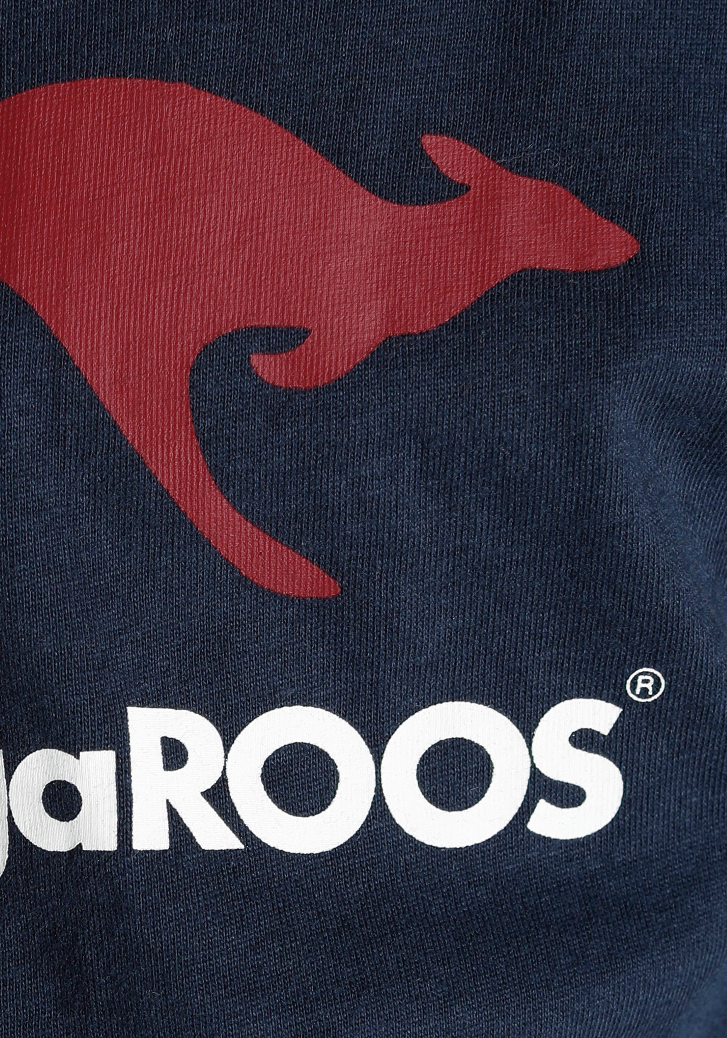 KangaROOS Shirt met lange mouwen Voor kleine jongens Lange mouwen, basic pasvorm, bedrukt, ronde hals