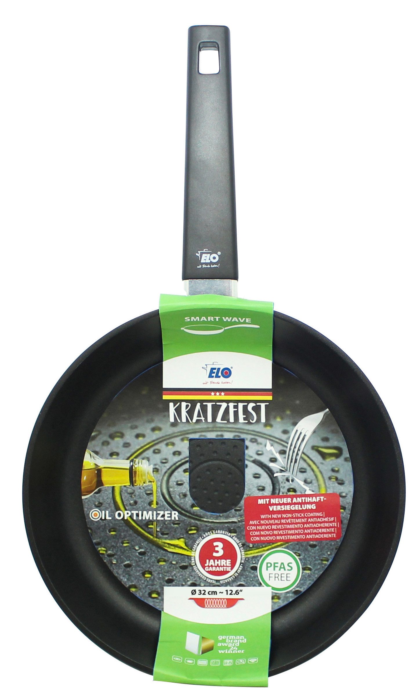 Elo Koekenpan Smart Wave Geschikt voor alle kookplaten, incl. inductie (1-delig)