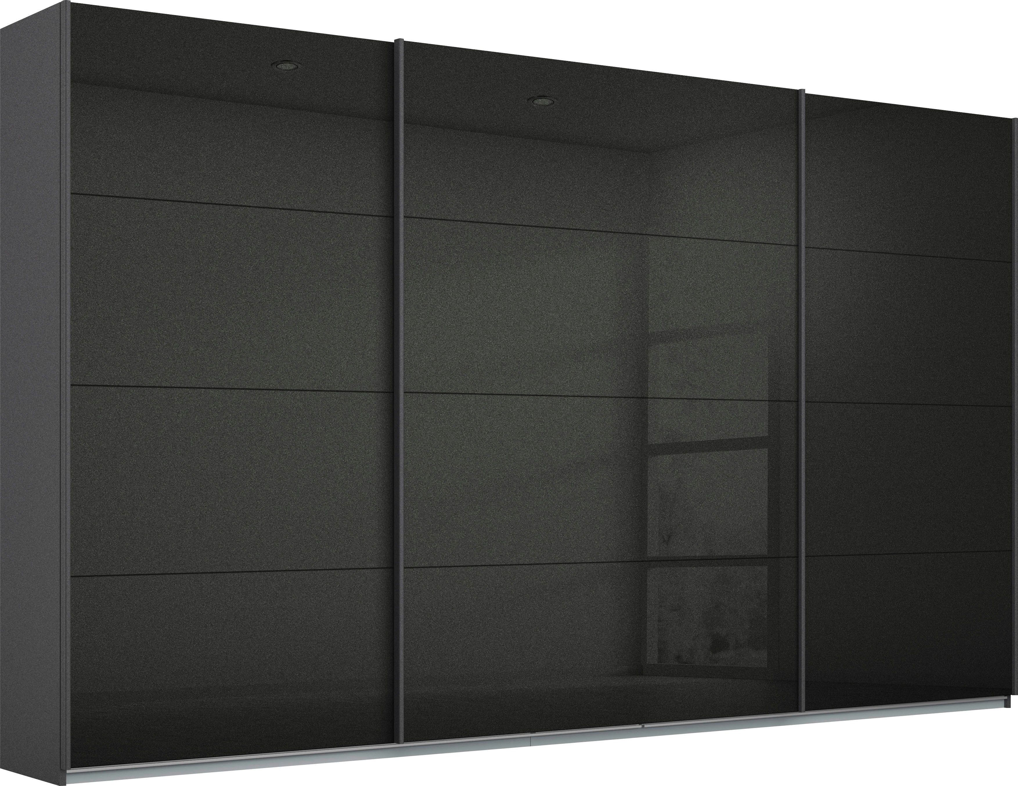 rauch Zweefdeurkast Kledingkast kast garderobe TOPSELLER OTELI incl. binnenindeling zweefdeurkasten maat 315 cm x 210 cm x 62 cm grijs