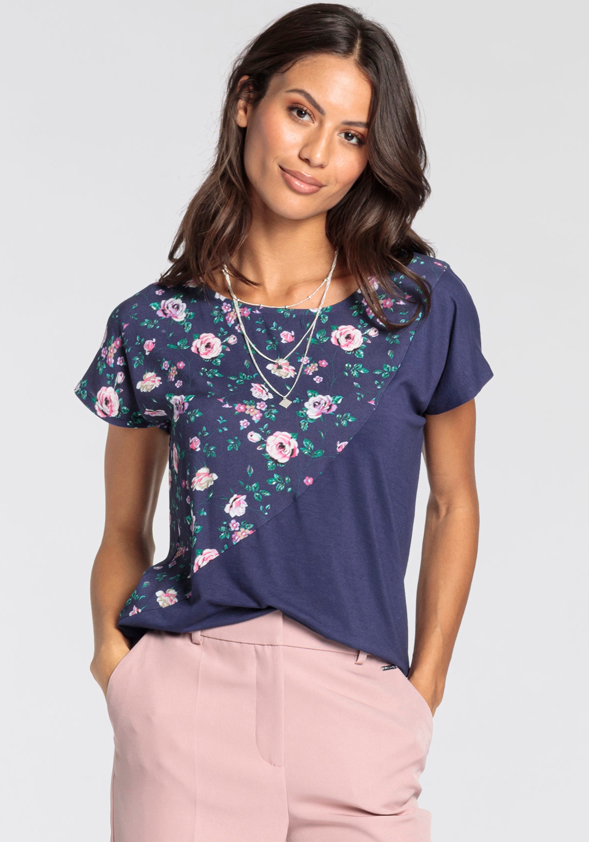 Laura Scott Shirtblouse met bloemenprint