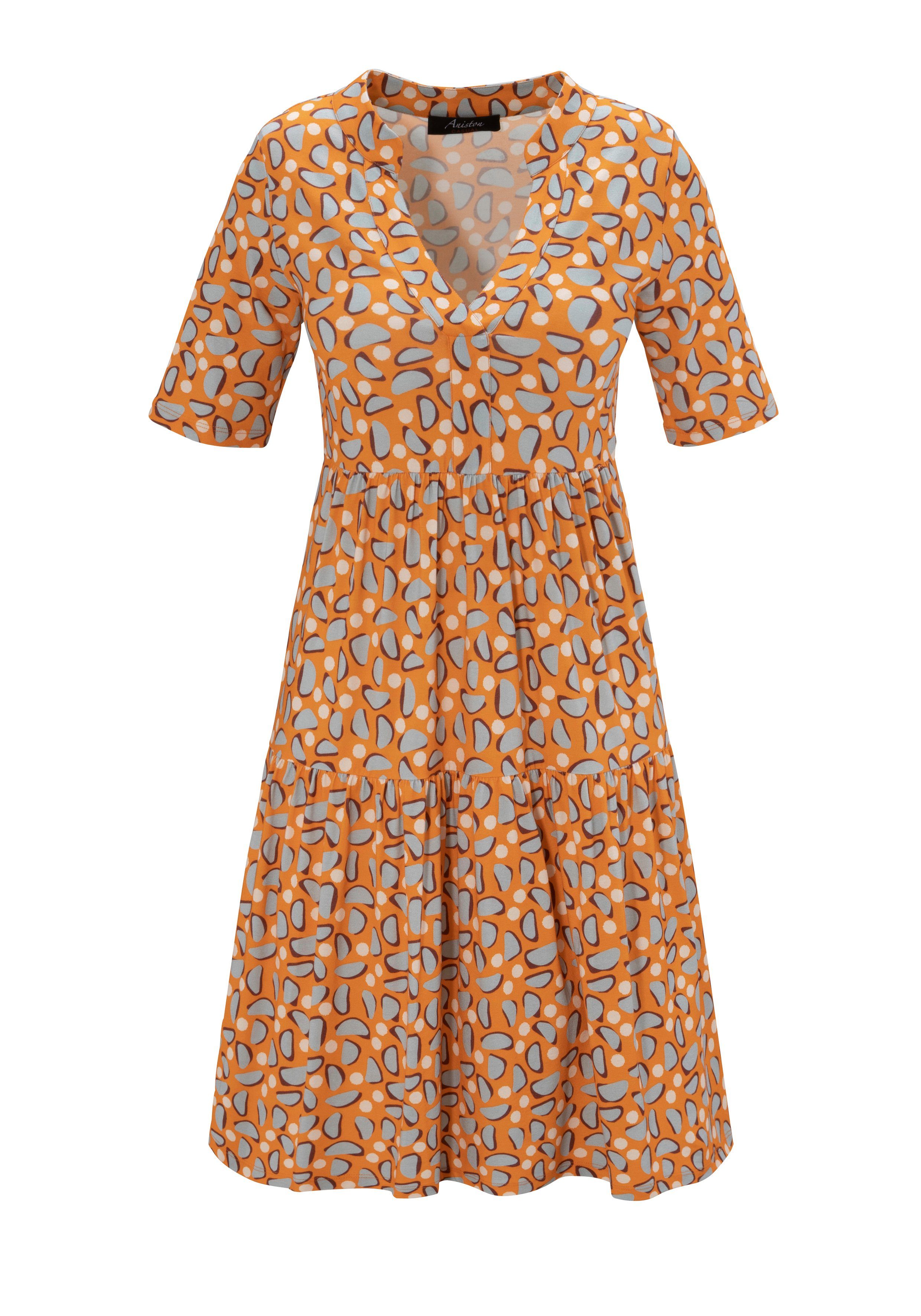 Aniston CASUAL Zomerjurk met extravagante, grafische print