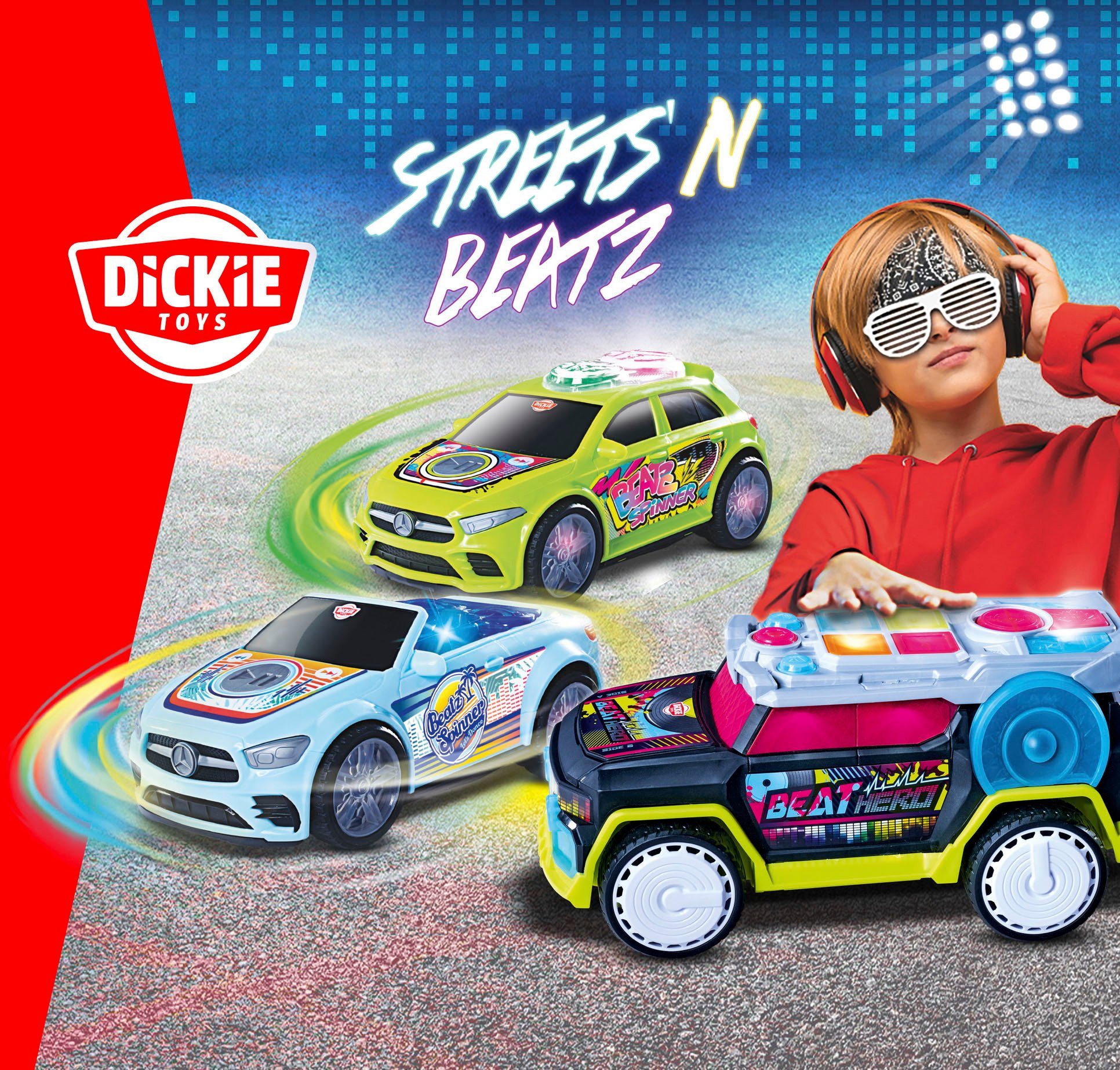Dickie Toys Speelgoedauto STREETS N BEATZ, Mercedes-Benz G-Class Beat Spinner