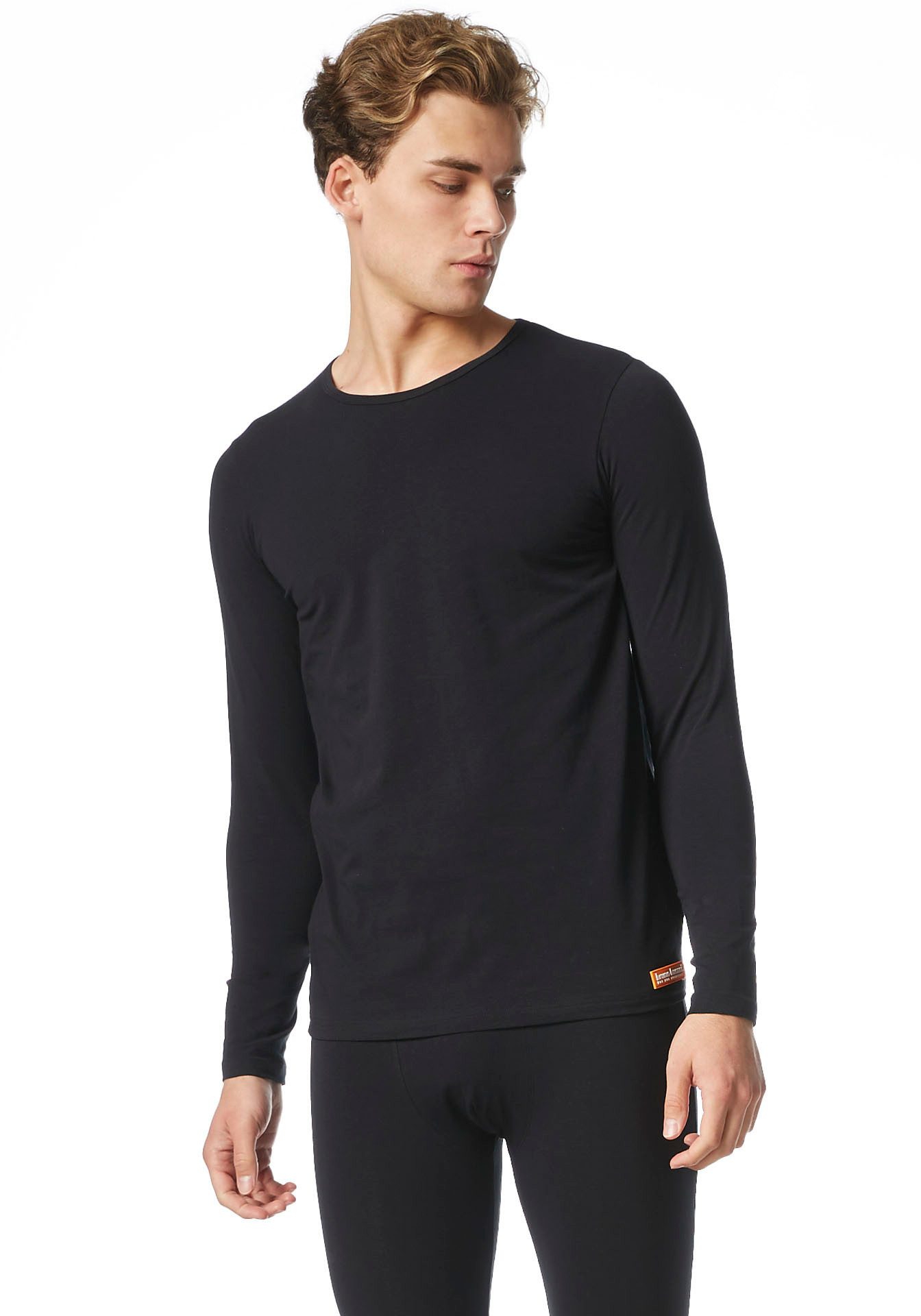 Bruno Banani Hemd Warm Up met contrasterend merklabel (set)